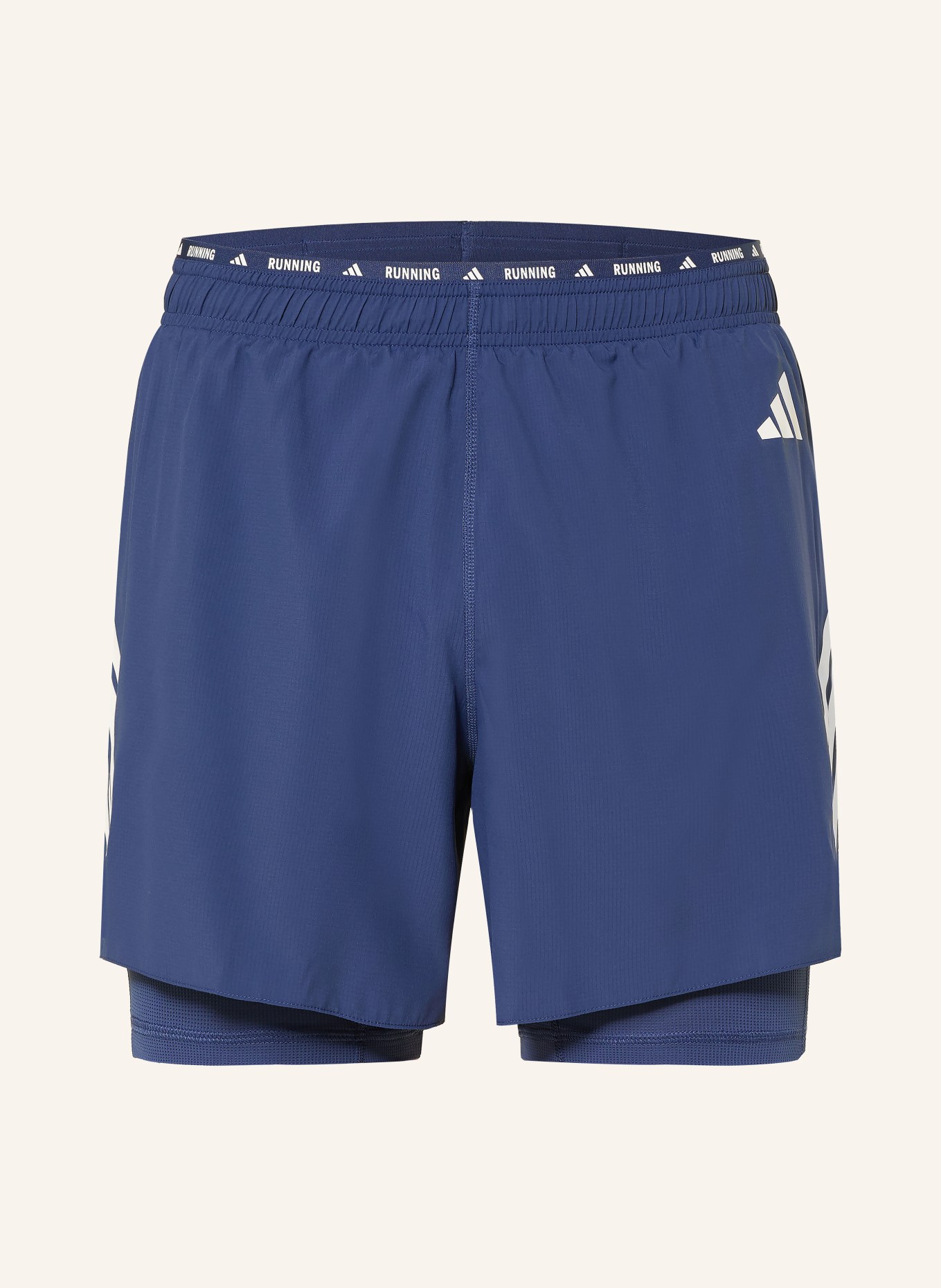 adidas 2-in-1-Laufshorts ADI365: SCHWARZ