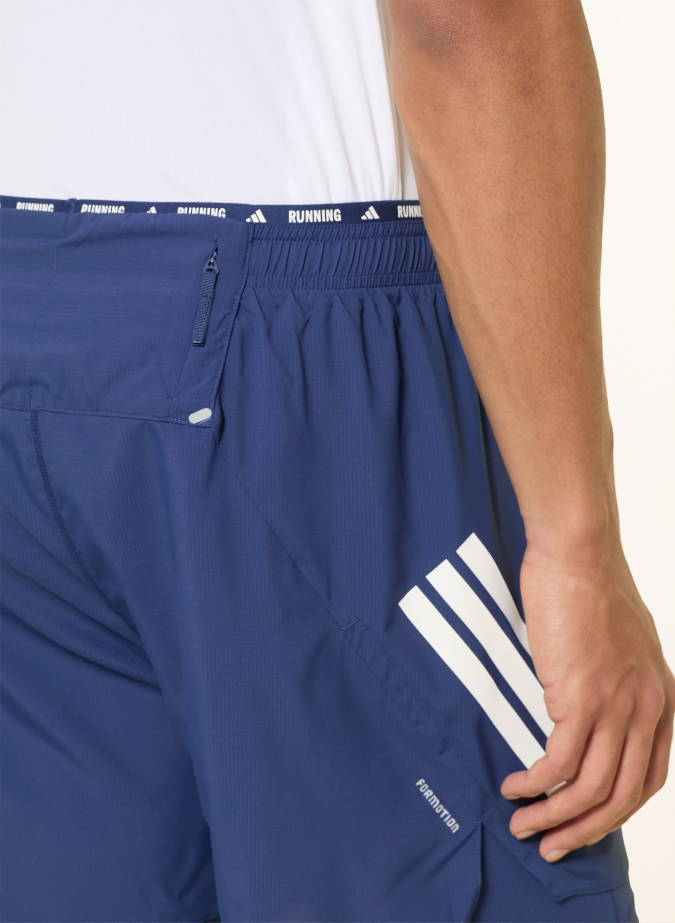 adidas 2-in-1-Laufshorts ADI365: SCHWARZ