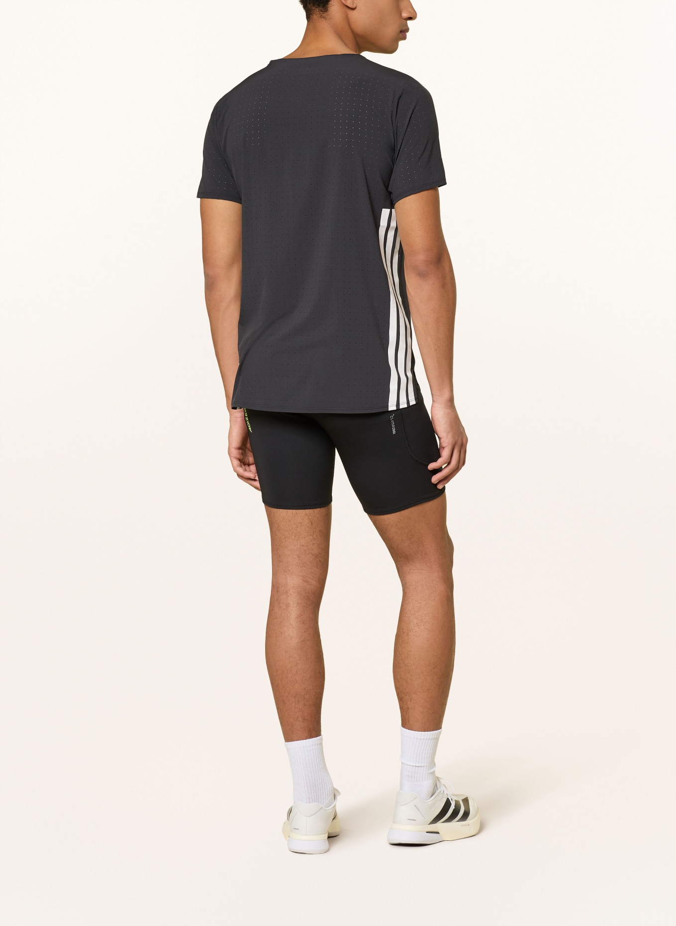 adidas Spodenki do biegania ADIZERO S TGT: CZARNY