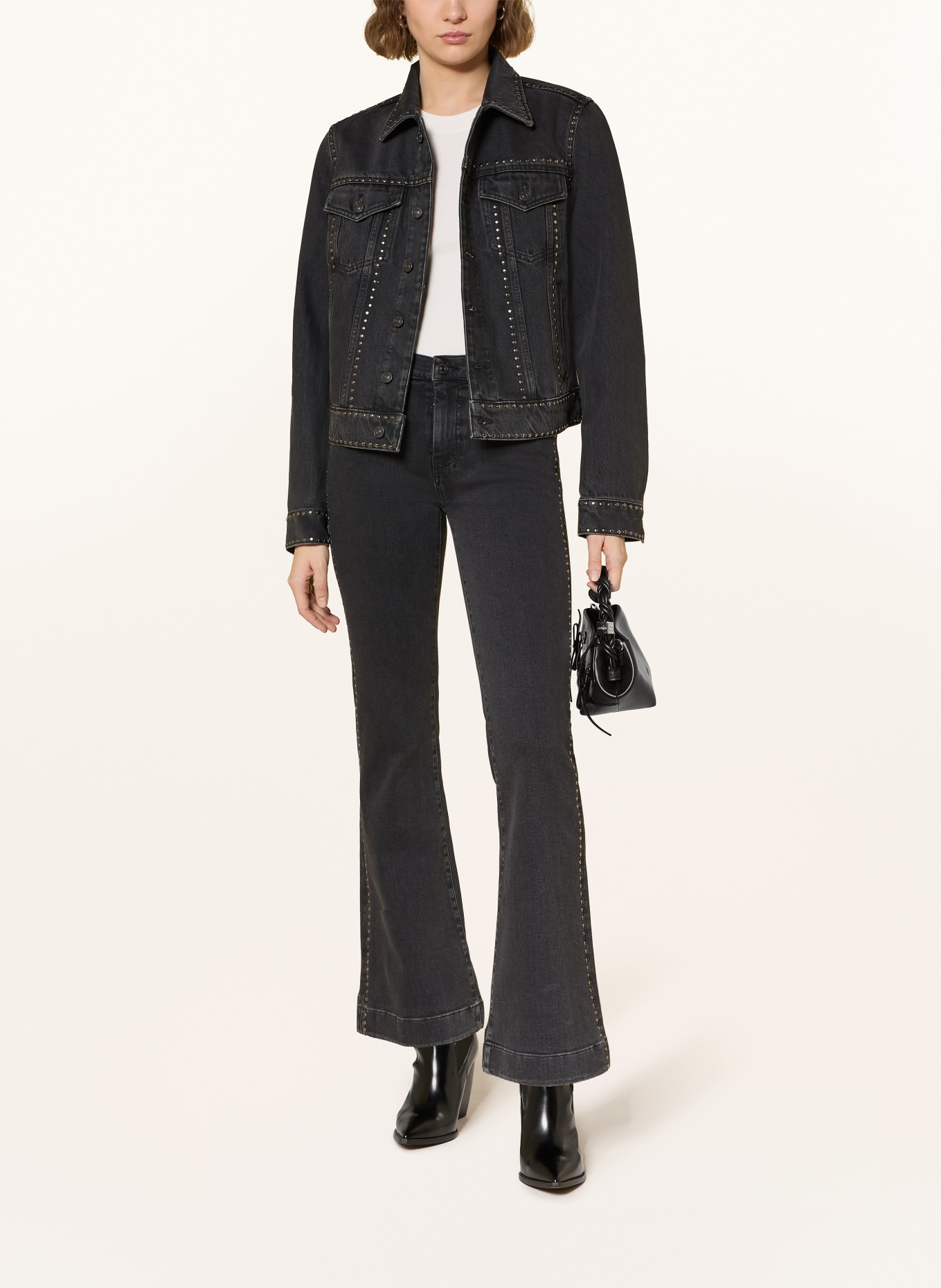 7 for all mankind Bootcut Jeans DOJO TAILORLESS mit Nieten: 1ZC Escape