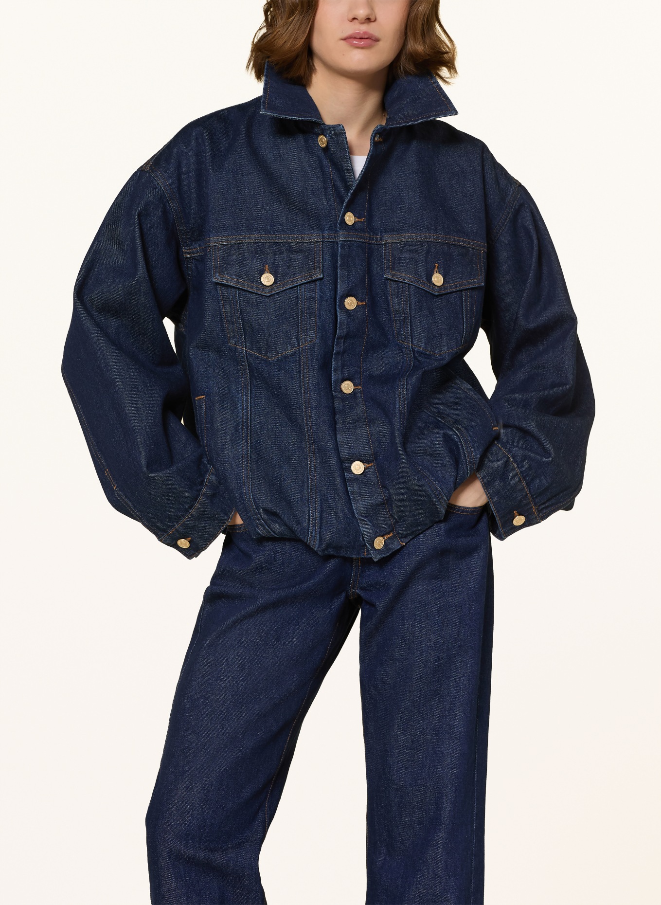 7 for all mankind Kurtka dżinsowa GATHERED: 1ZI Indigo Soul