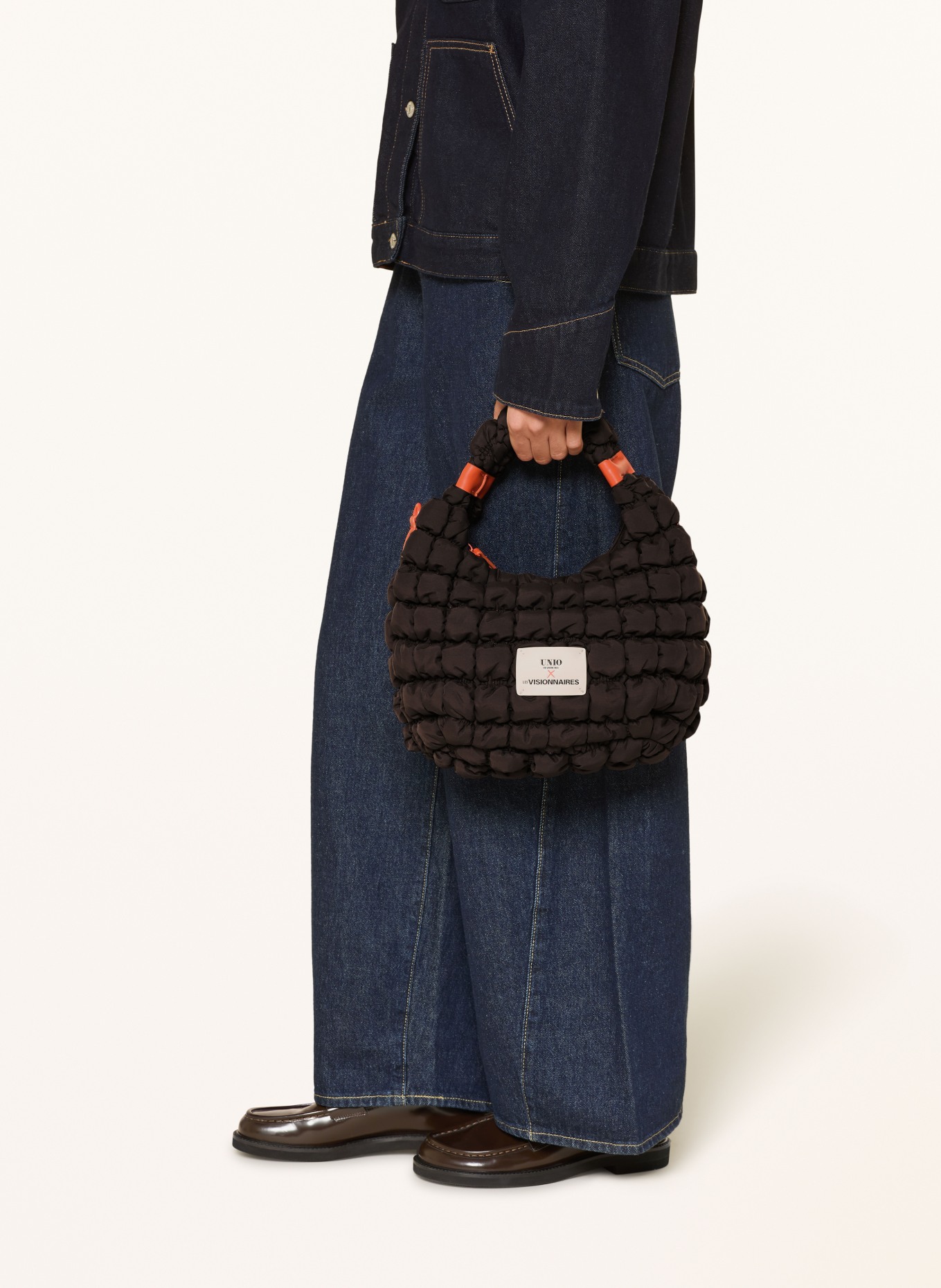 UNIO Sac à main KITZBUEHEL S BUBBLE: MARRON / ORANGE