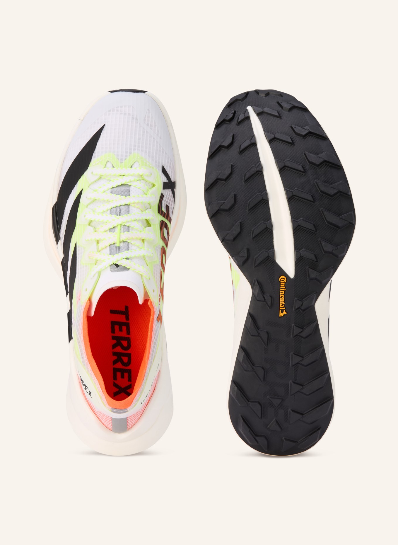 adidas TERREX Trailrunning-Schuhe TERREX AGRAVIC SPEED ULTRA 2: WEISS / NEONORANGE / SCHWARZ