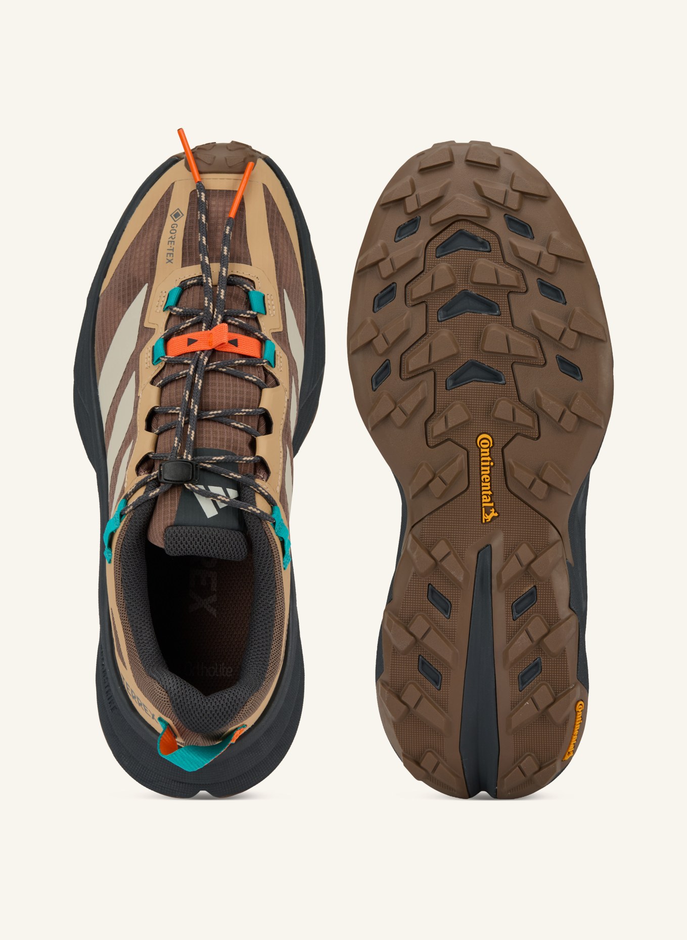 adidas TERREX Buty turystyczne TERREX FREEHIKER SL GTX: BRĄZOWY / BEŻOWY / POMARAŃCZOWY