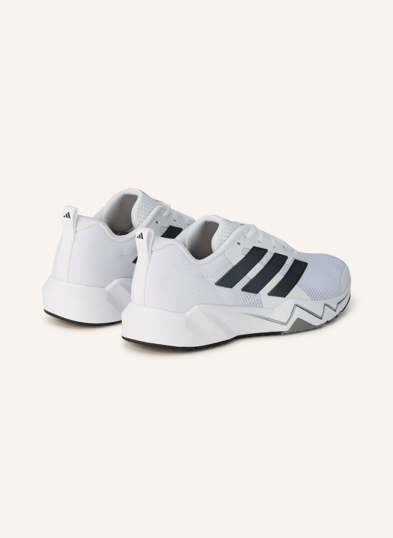 adidas Fitness boty RAPIDMOVE GO: BÍLÁ / TMAVĚ ŠEDÁ