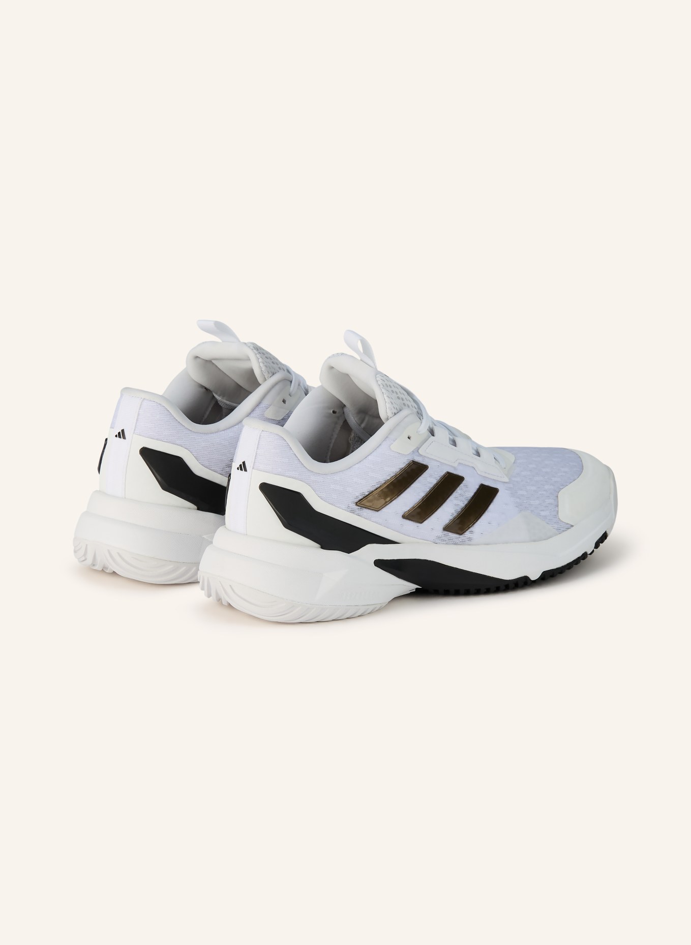 adidas Buty halowe CRAZYFLIGHT 6: BIAŁY / ZŁOTY / CZARNY