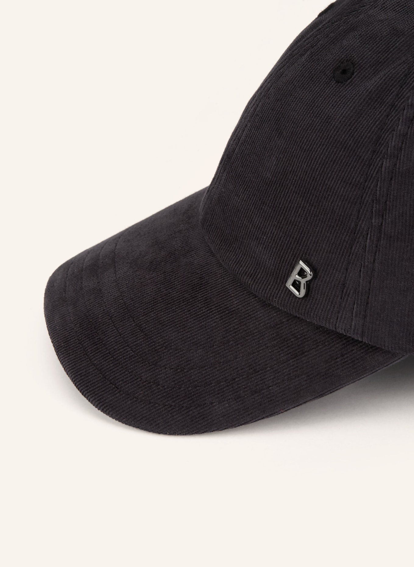 BOGNER Kordová čepice RALF: ČERNÁ