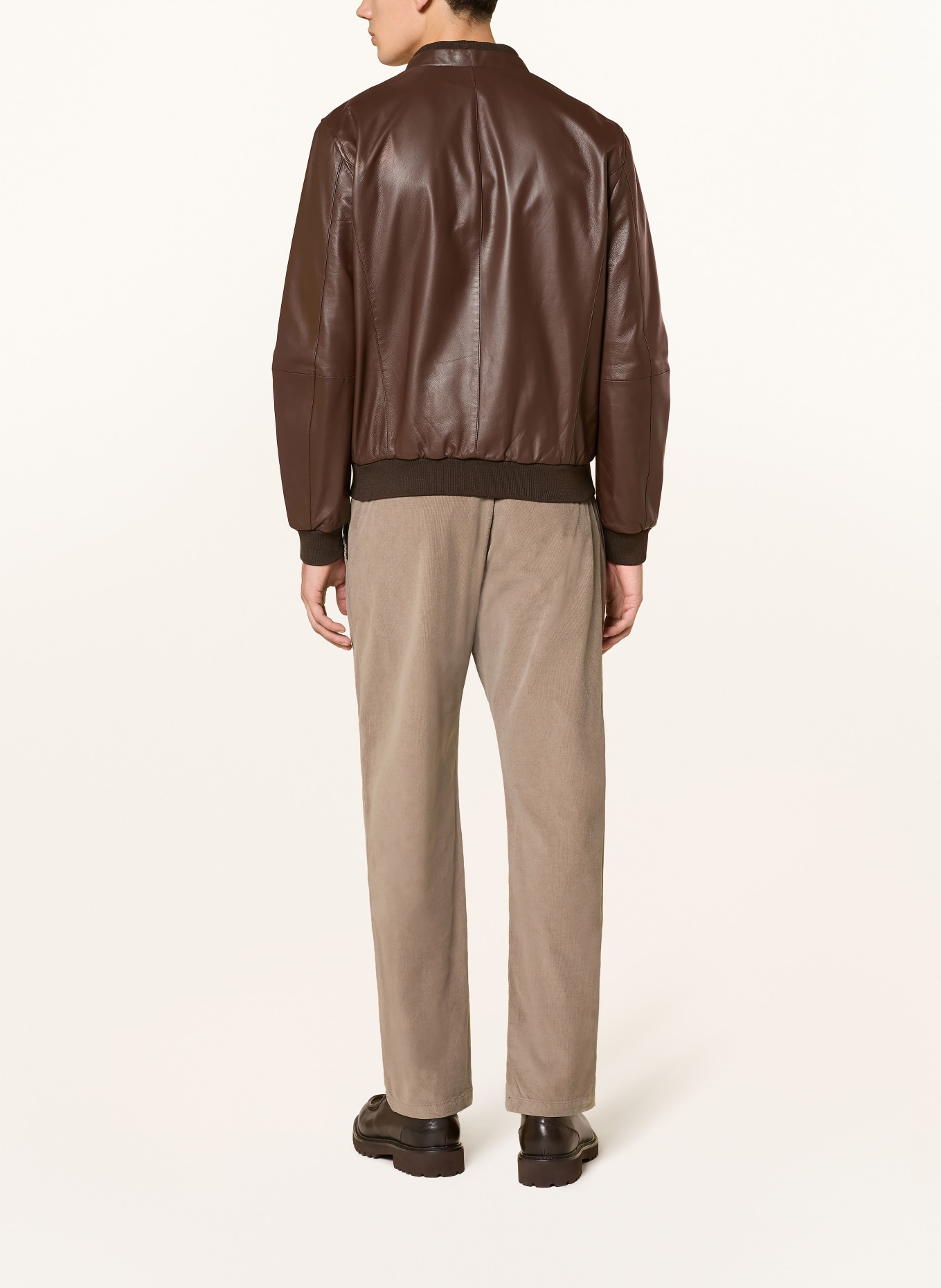 BOGNER MARCUS Regular Fit corduroy pants: BEIGE