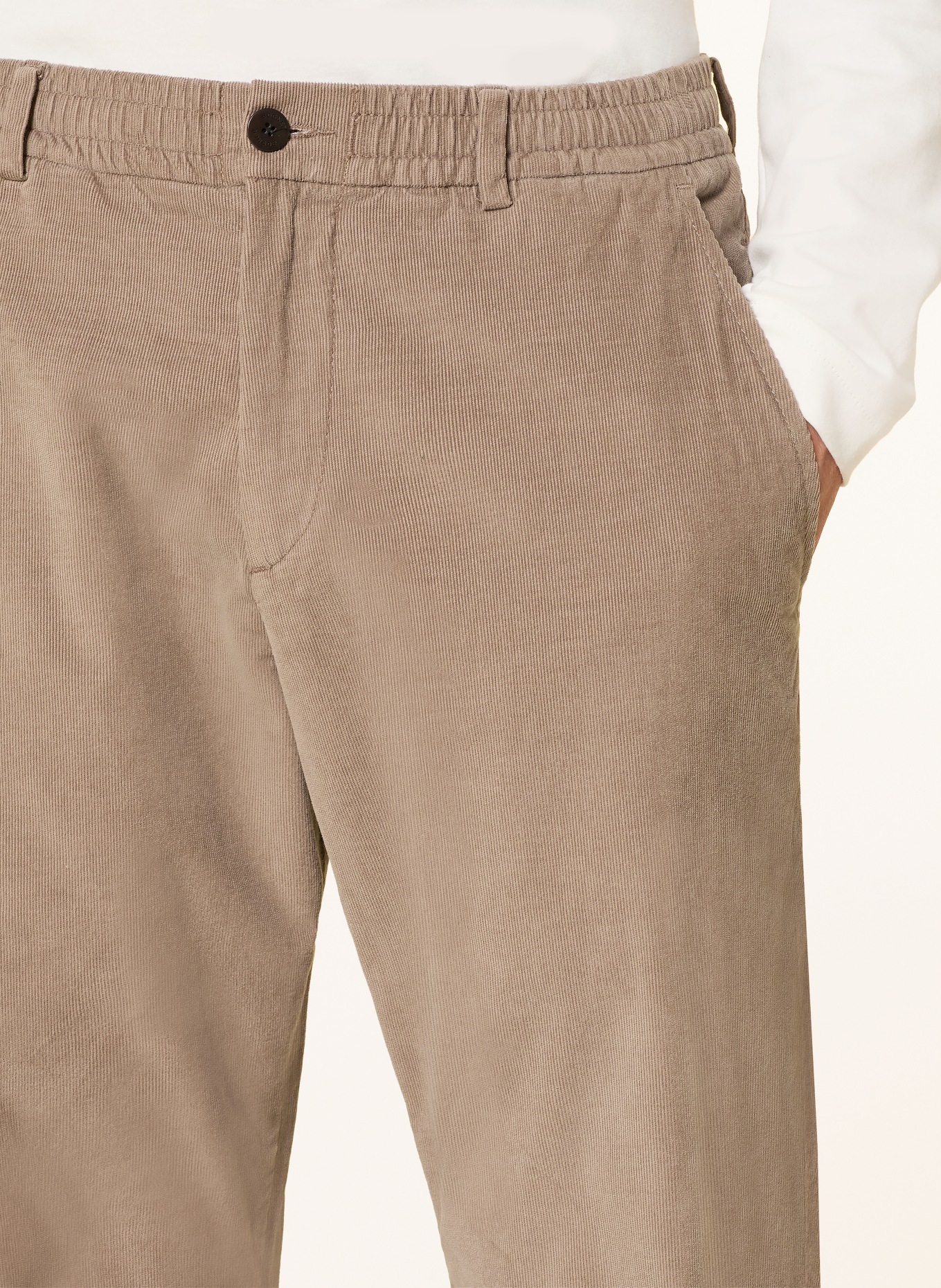 BOGNER MARCUS Regular Fit corduroy pants: BEIGE
