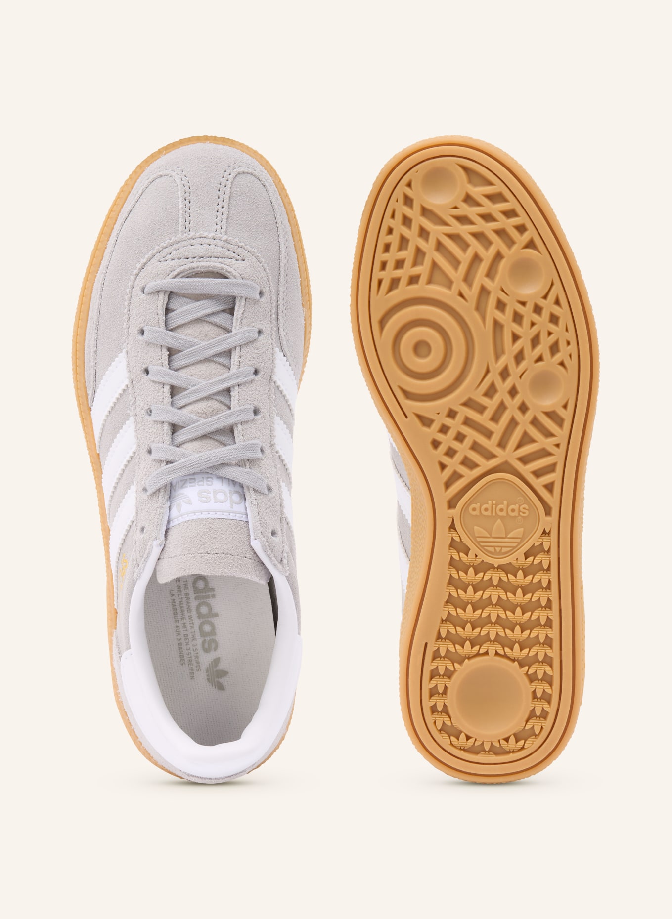 adidas Originals Buty sportowe HANDBALL SPEZIAL: SZARY / BIAŁY