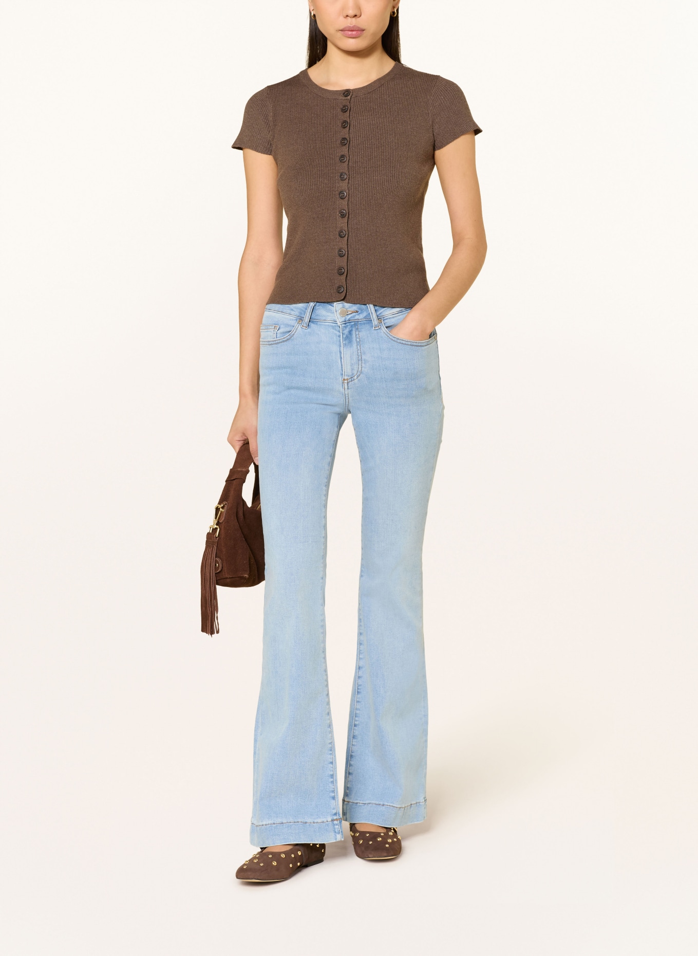 ONLY Dżinsy z rozszerzanymi nogawkami: LIGHT BLUE DENIM