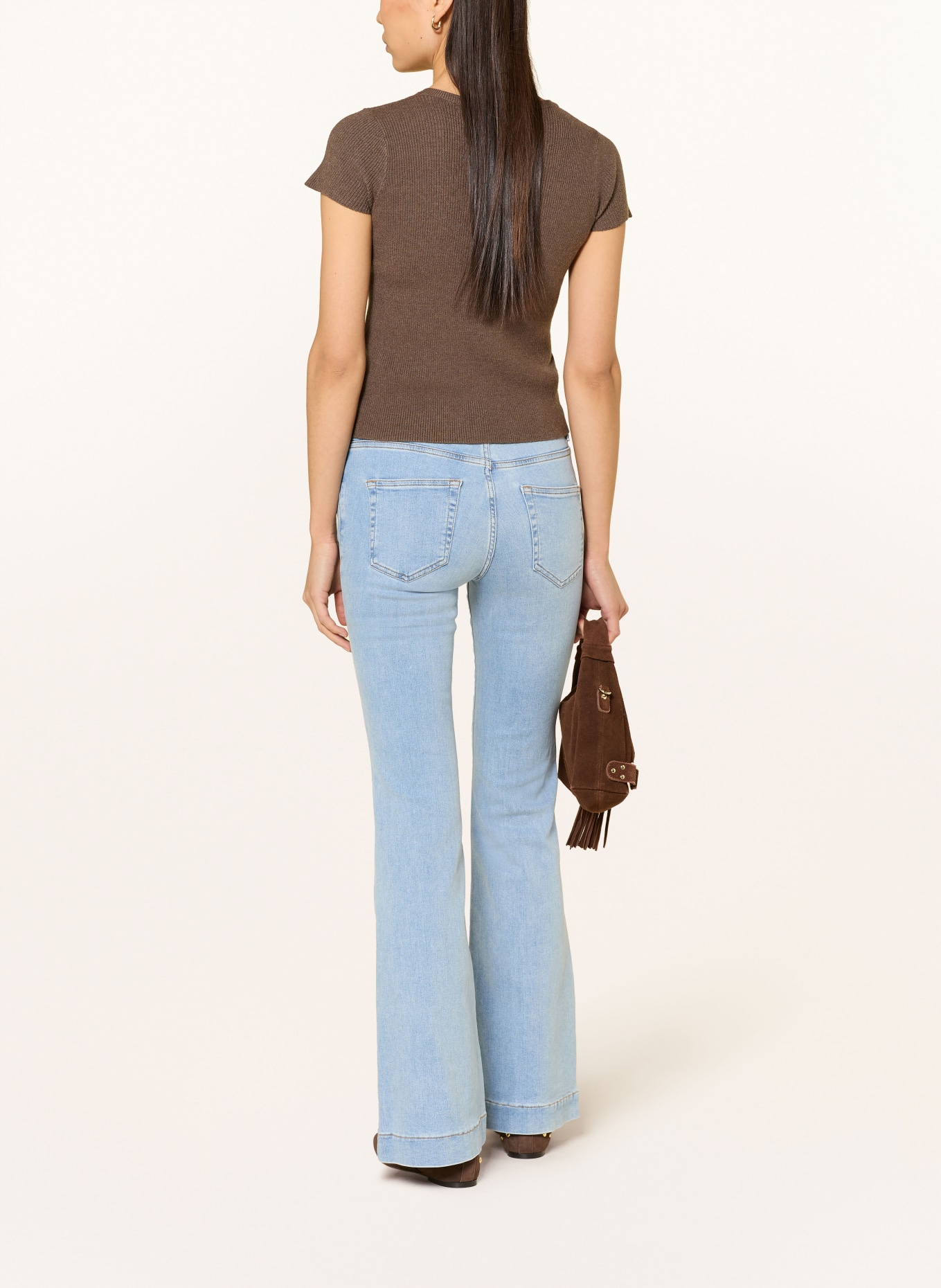 ONLY Dżinsy z rozszerzanymi nogawkami: LIGHT BLUE DENIM