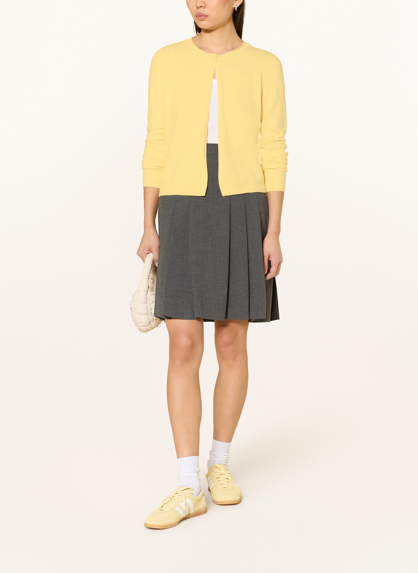 ONLY Strickjacke: HELLGELB