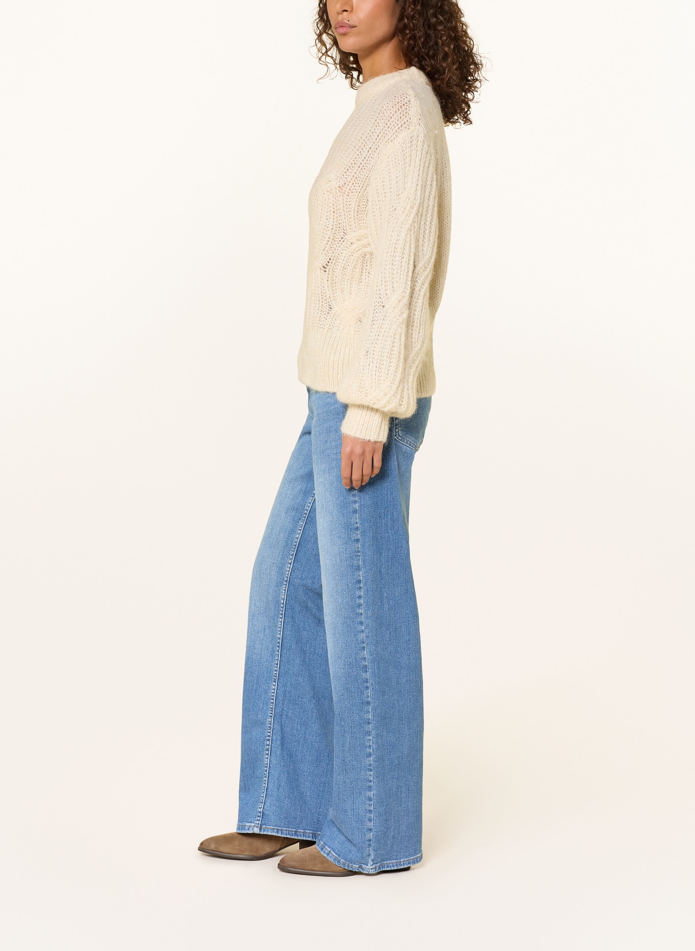 ONLY Wide Leg Jeans: MEDIUM BLUE DENIM