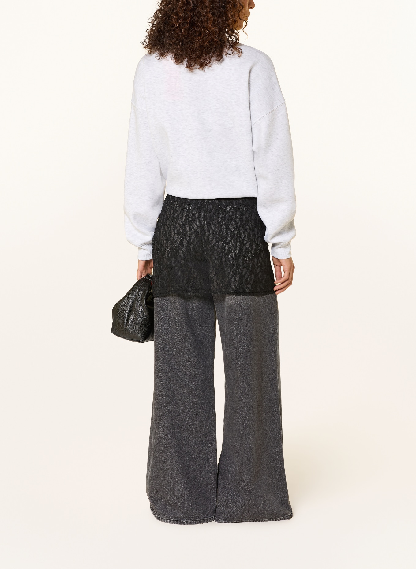 ONLY mikina: SVĚTLE ŠEDÁ