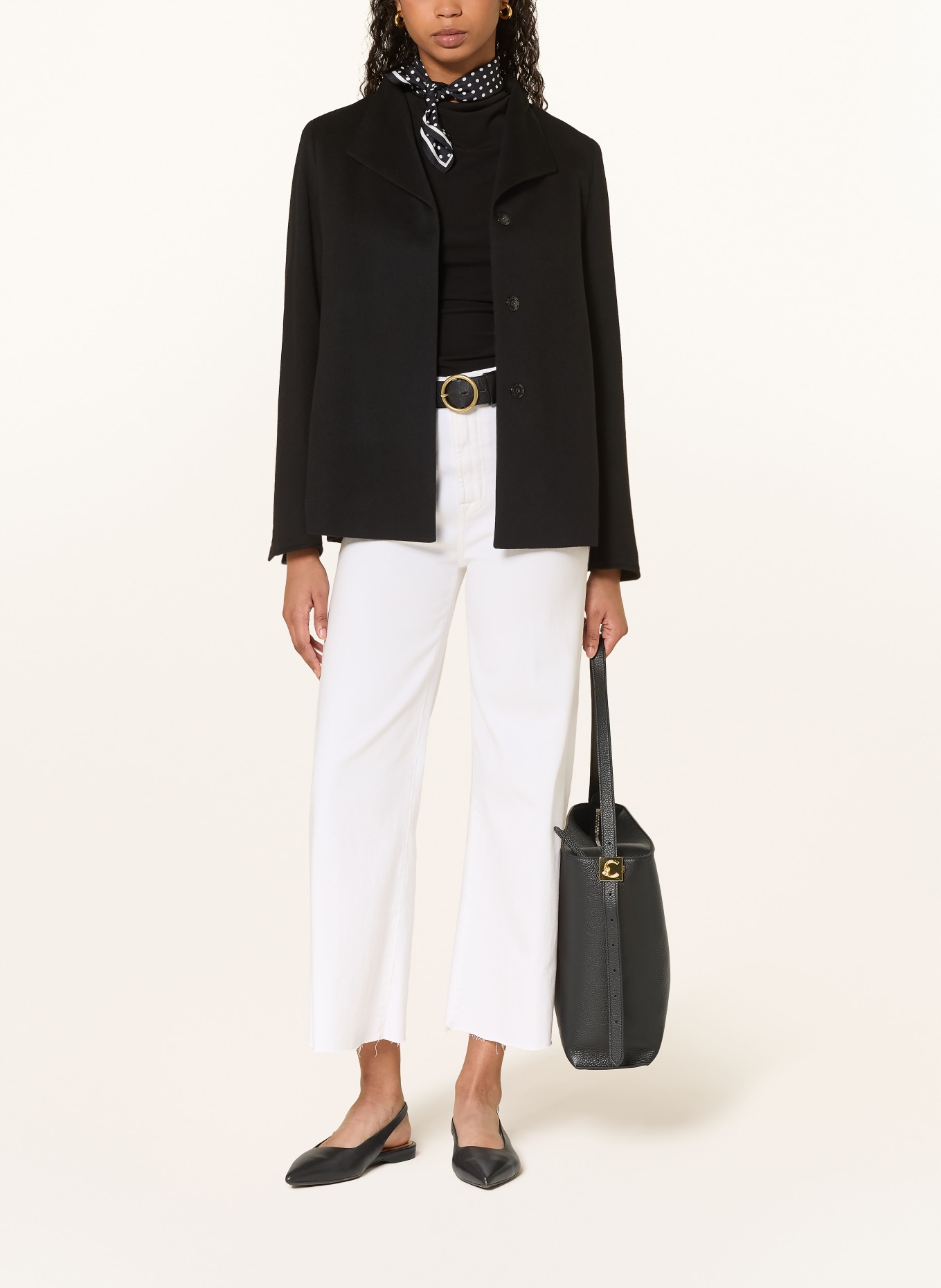 ICONS CINZIA ROCCA bunda: ČERNÁ