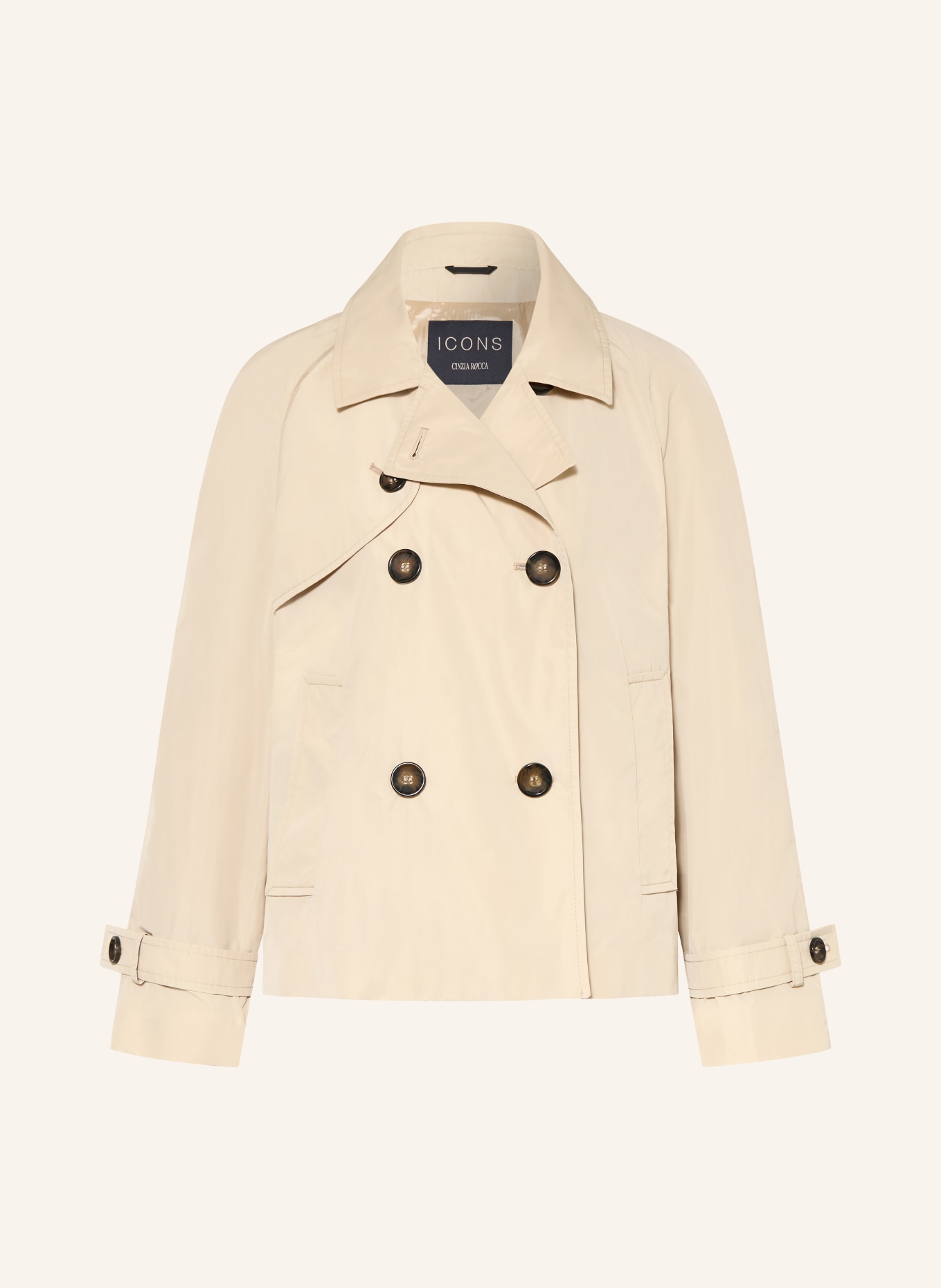 ICONS CINZIA ROCCA Trench-Jacke: BEIGE