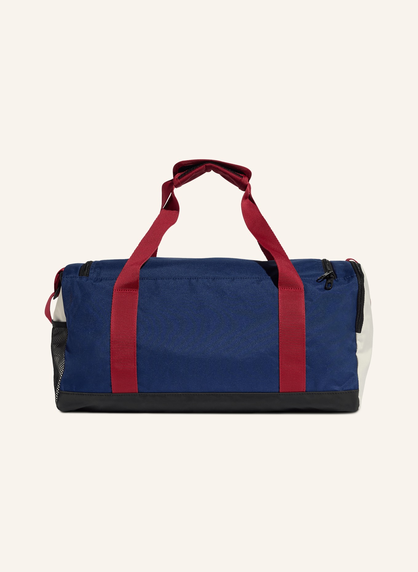 adidas Sporttasche LINEAR DUFFEL SMALL: DUNKELBLAU / DUNKELROT / WEISS
