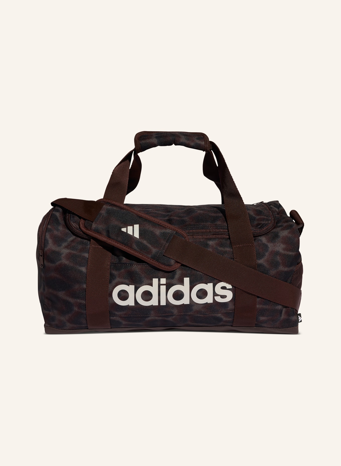 adidas Sporttasche LINEAR GRAPHIC DUFFEL SMALL: DUNKELBRAUN / BRAUN