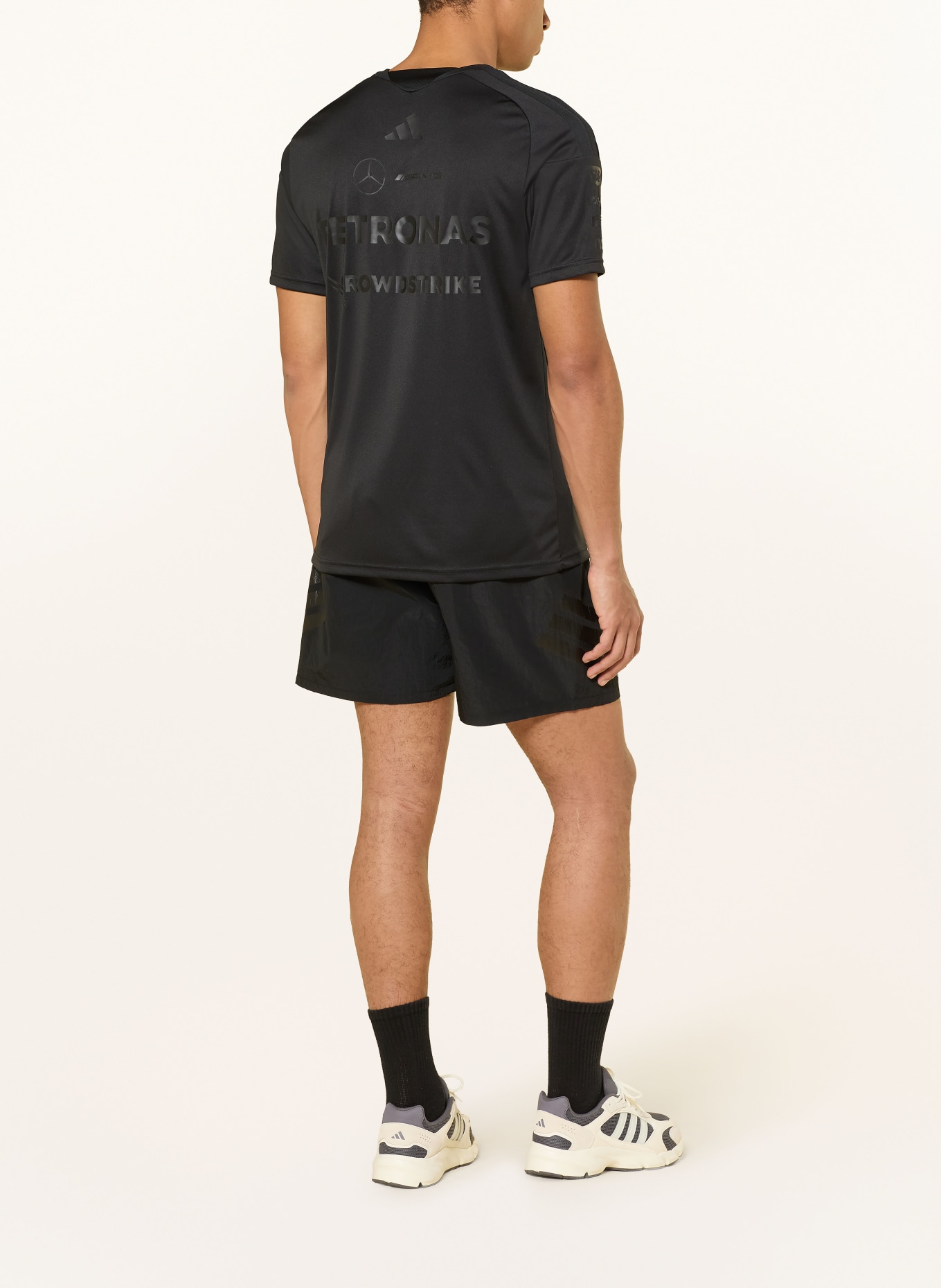 adidas Trainingsshorts MERCEDES - AMG PETRONAS FORMULA ONE: SCHWARZ