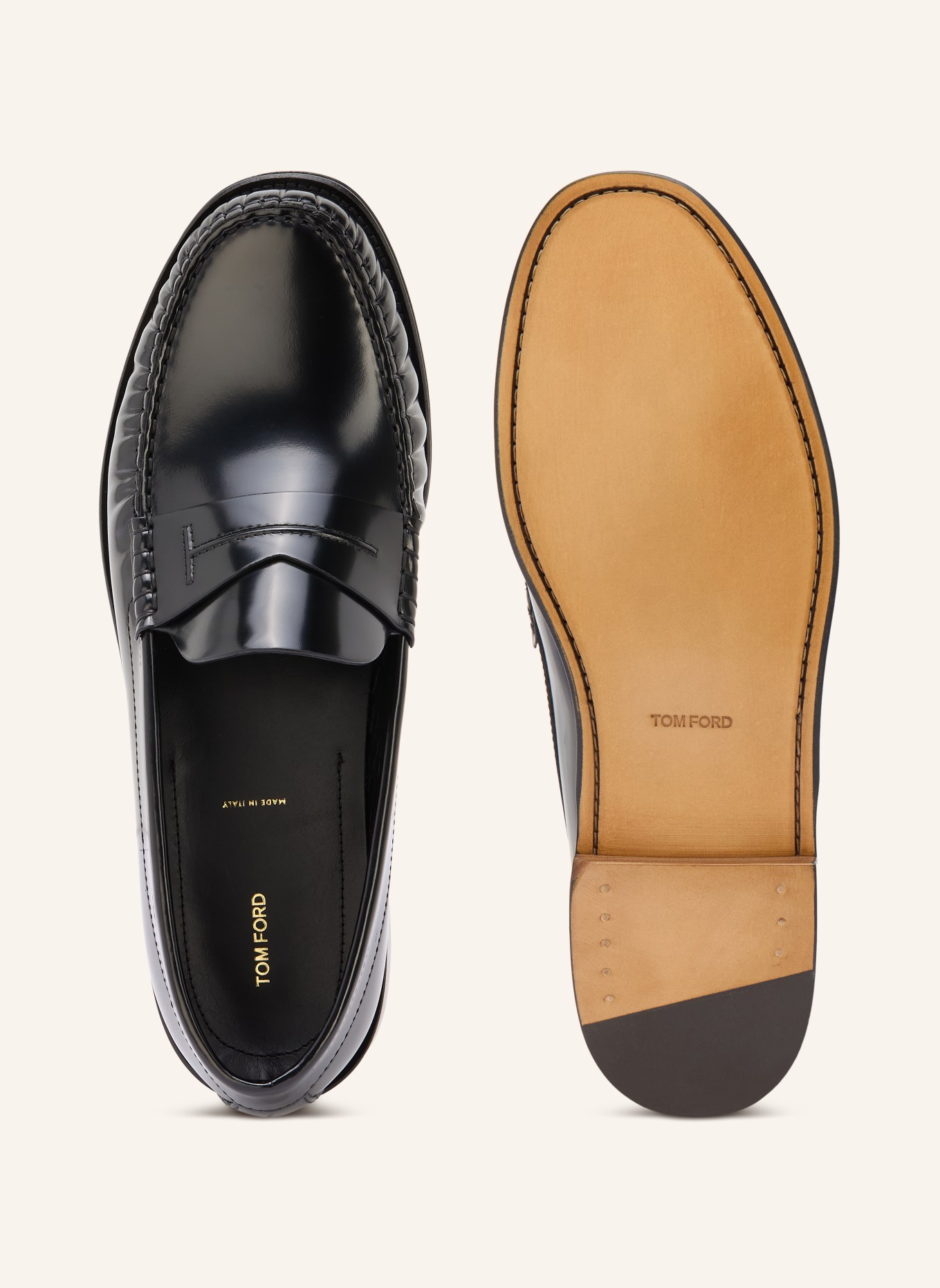 TOM FORD Loafer: SCHWARZ