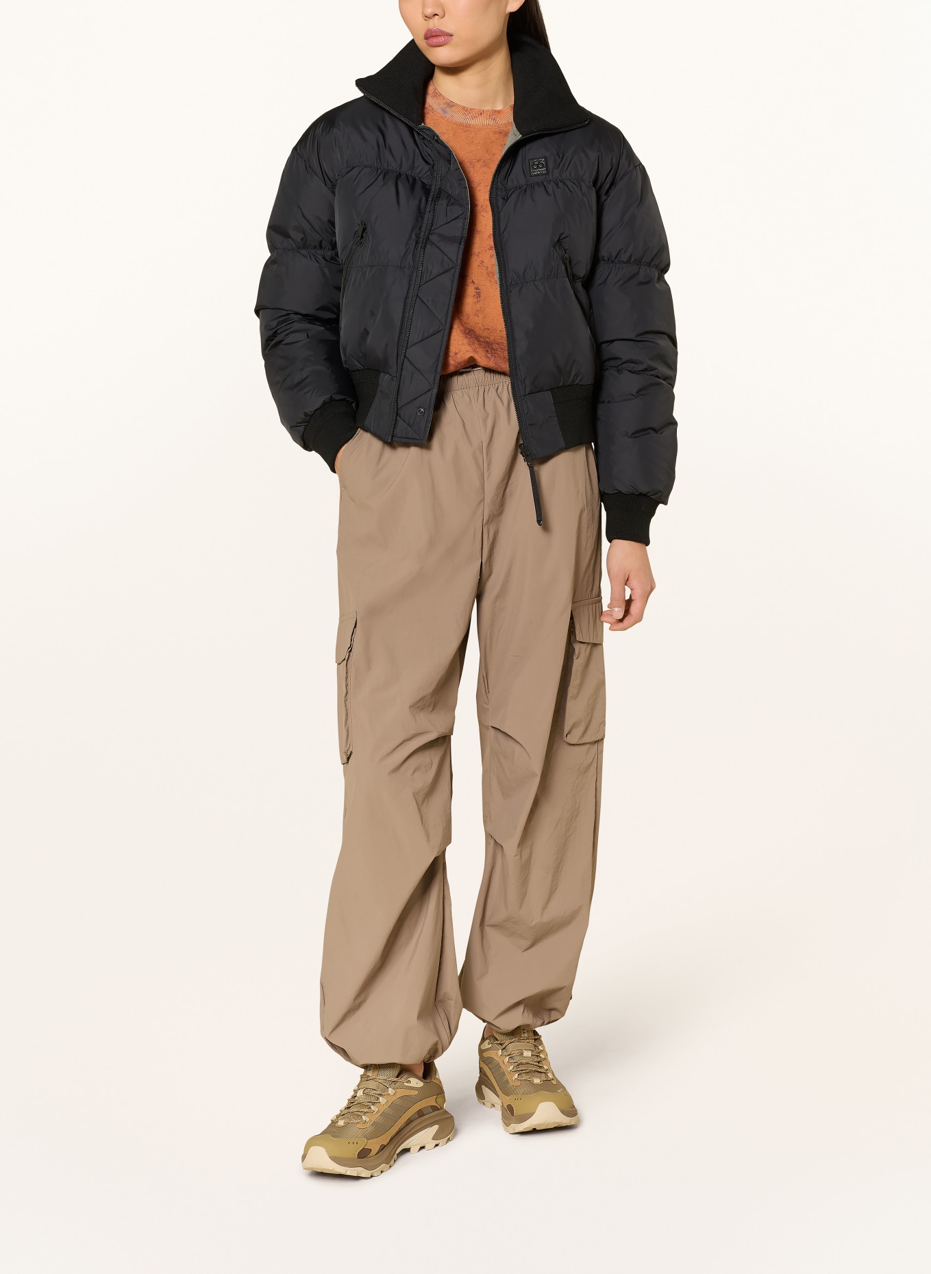 66°NORTH DYNGIA down jacket: BLACK