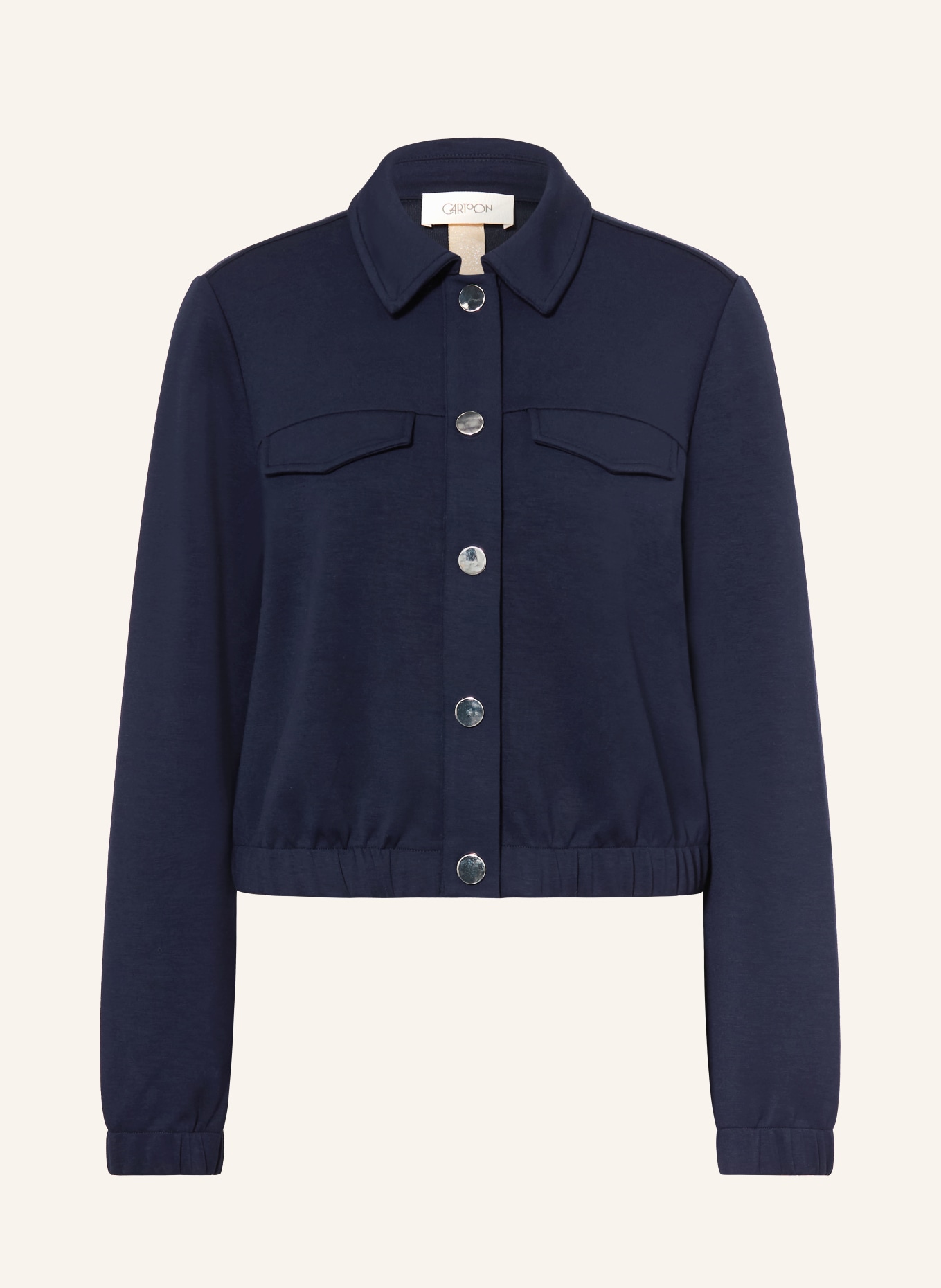 CARTOON Jersey-Overjacket: DUNKELBLAU