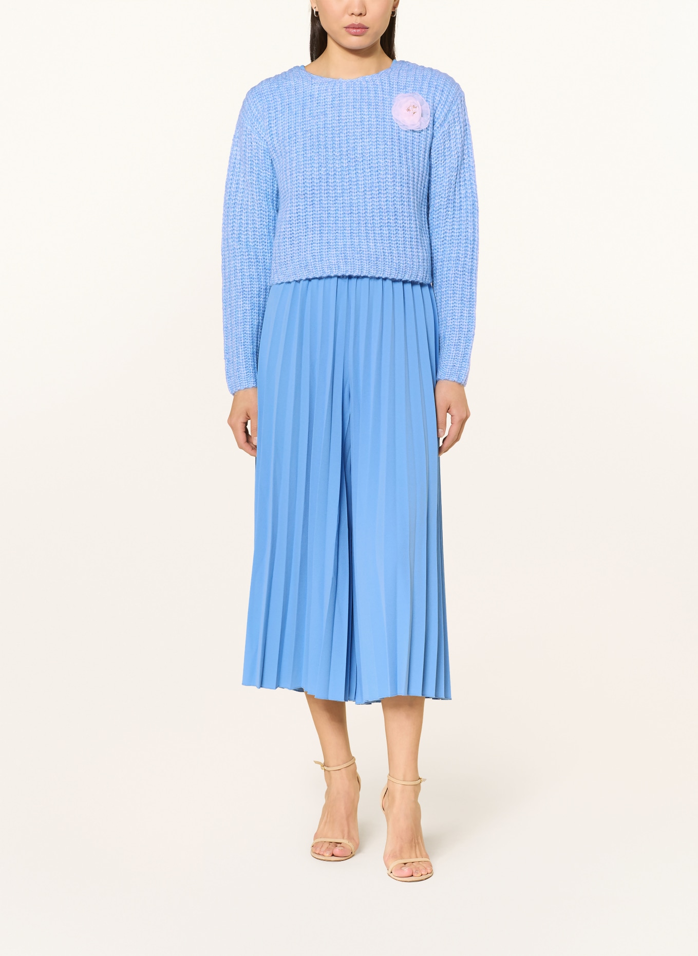 CARTOON Sada: kombinéza a svetr: TMAVĚ MODRÁ