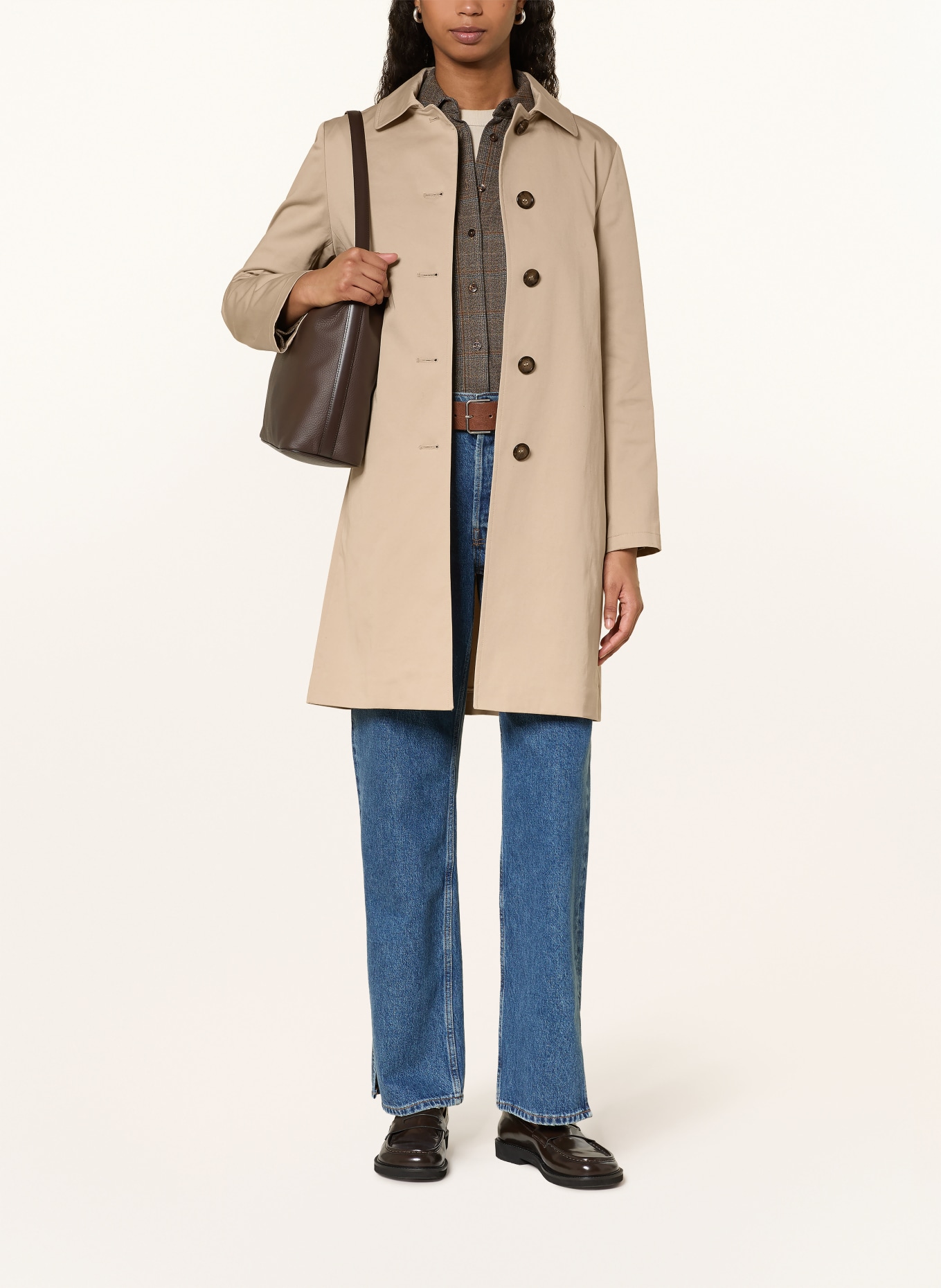 CINZIA ROCCA Mantel: HELLBRAUN