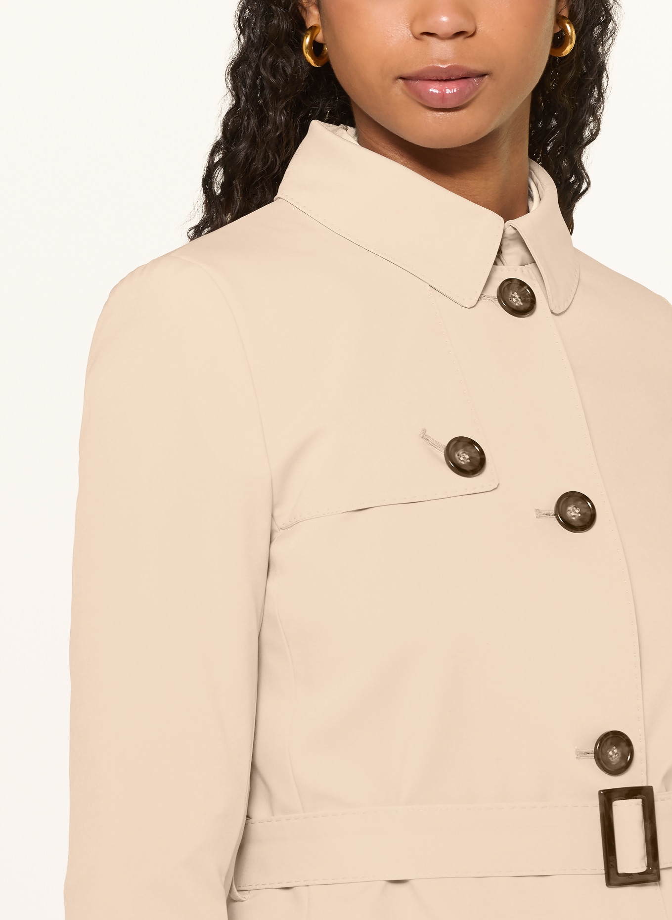 CINZIA ROCCA trenchcoat: BÉŽOVÁ