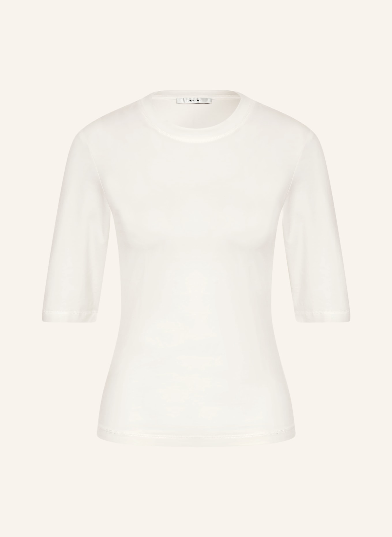 GESTUZ T-Shirt GZMIDA: ECRU