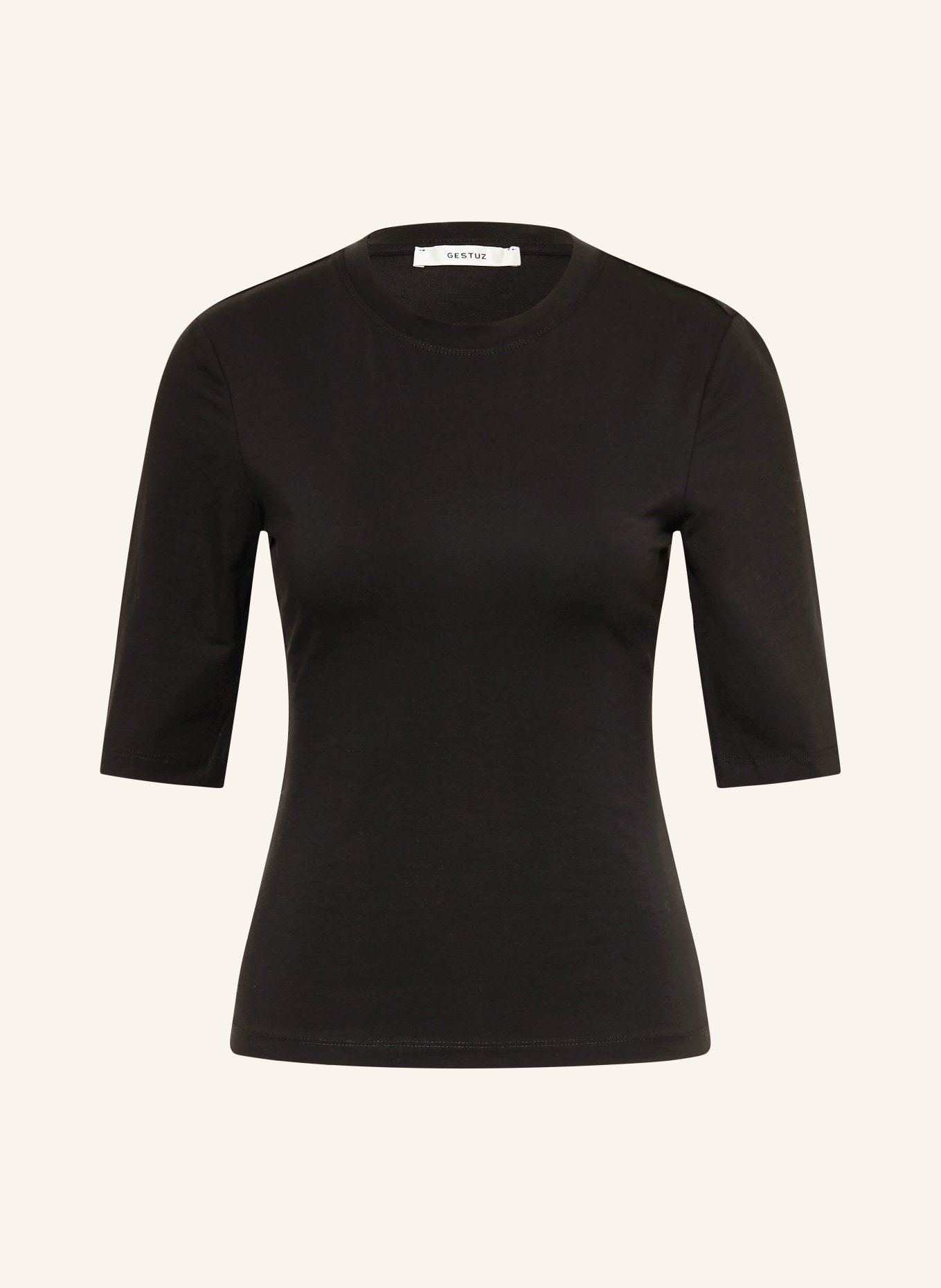 GESTUZ T-Shirt GZMIDA: SCHWARZ