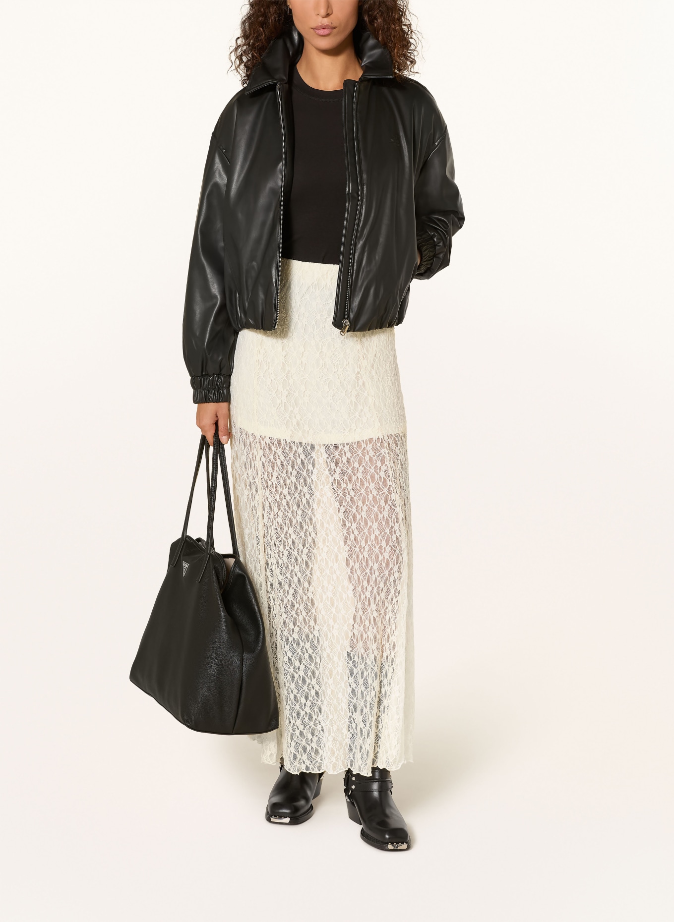 GESTUZ T-Shirt GZMIDA: SCHWARZ