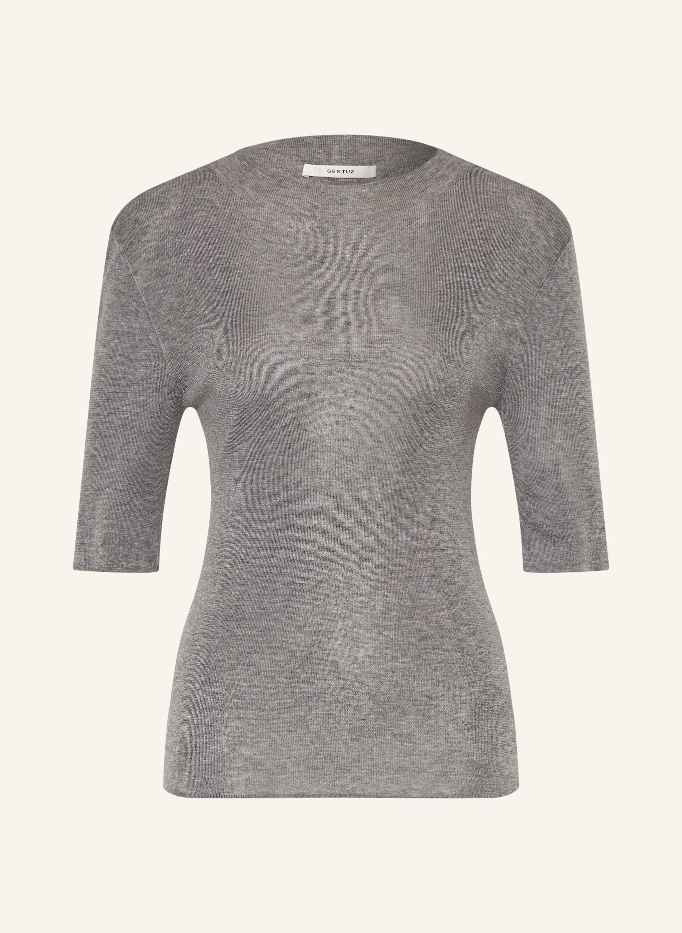 GESTUZ Strickshirt GZASIA: HELLGRAU