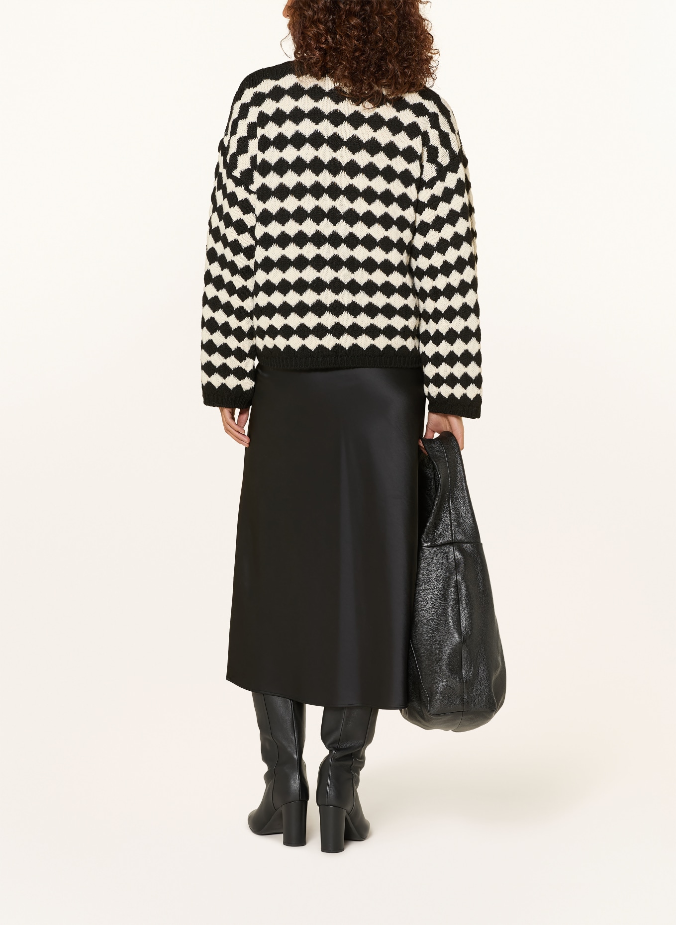 MORE & MORE breihoes: ZWART / WIT