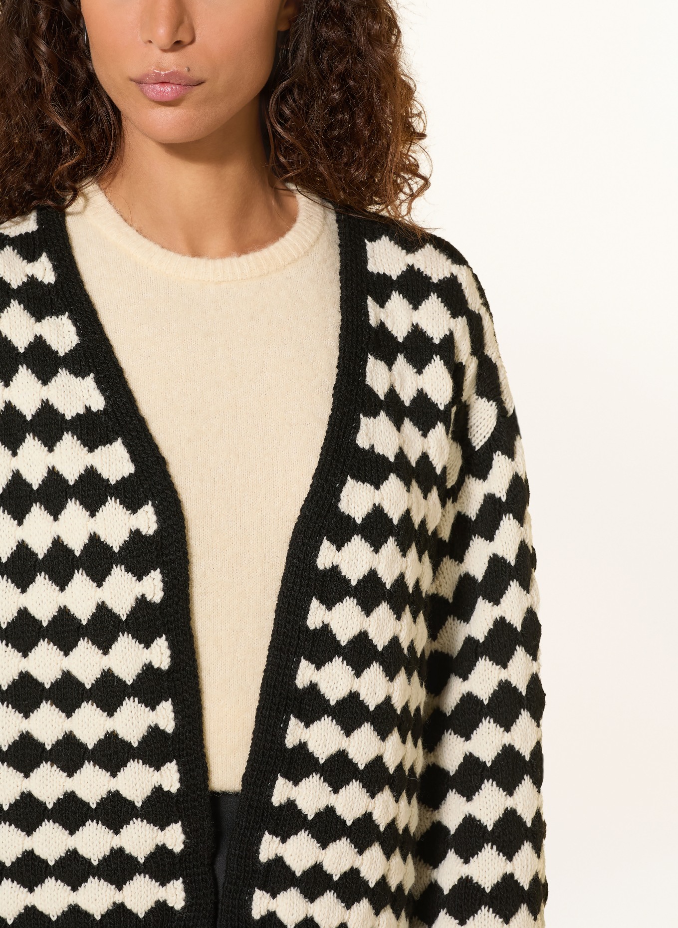 MORE & MORE breihoes: ZWART / WIT