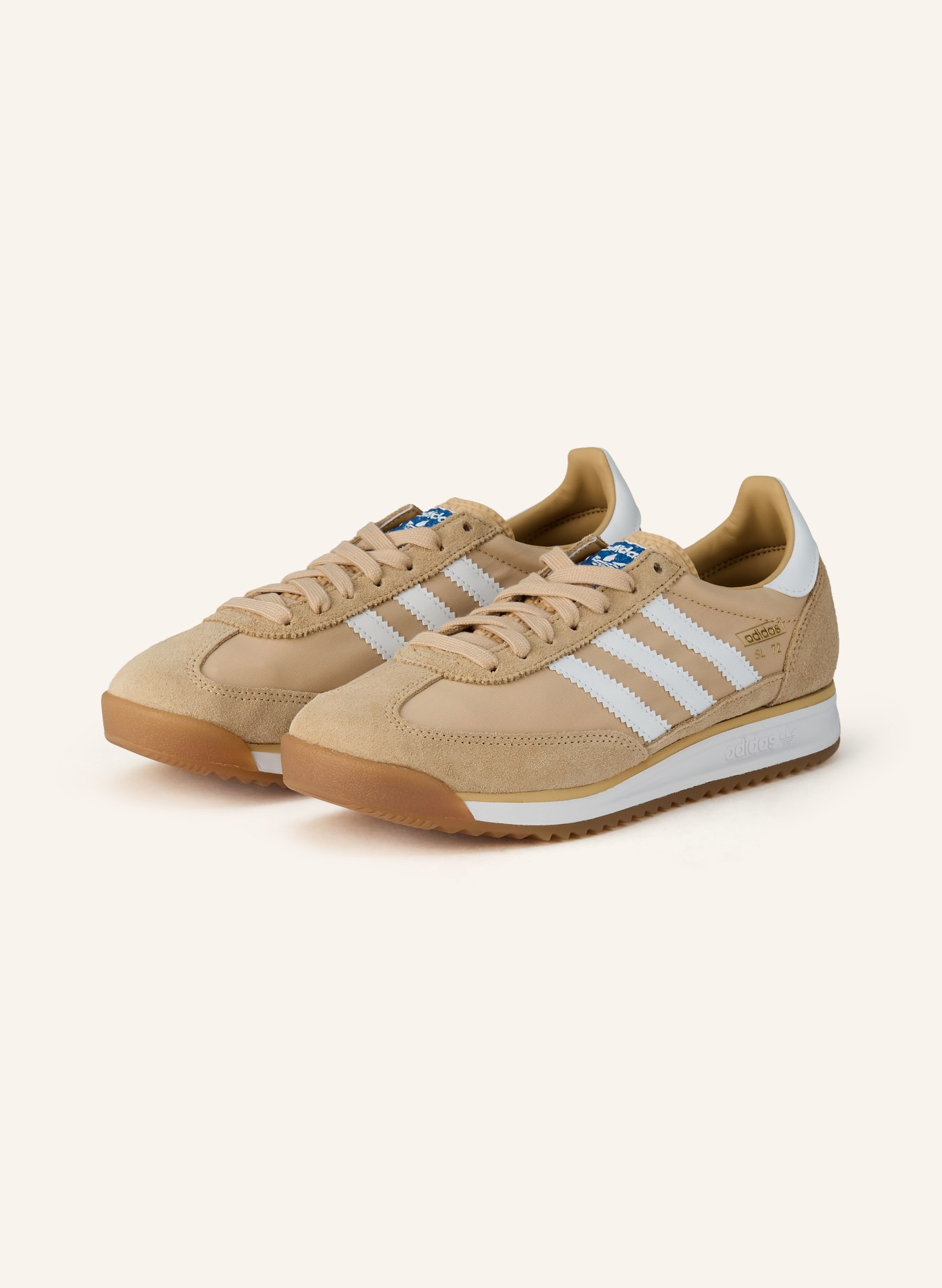 adidas Originals Sneaker SL 72 RS: BEIGE / GOLD / WEISS