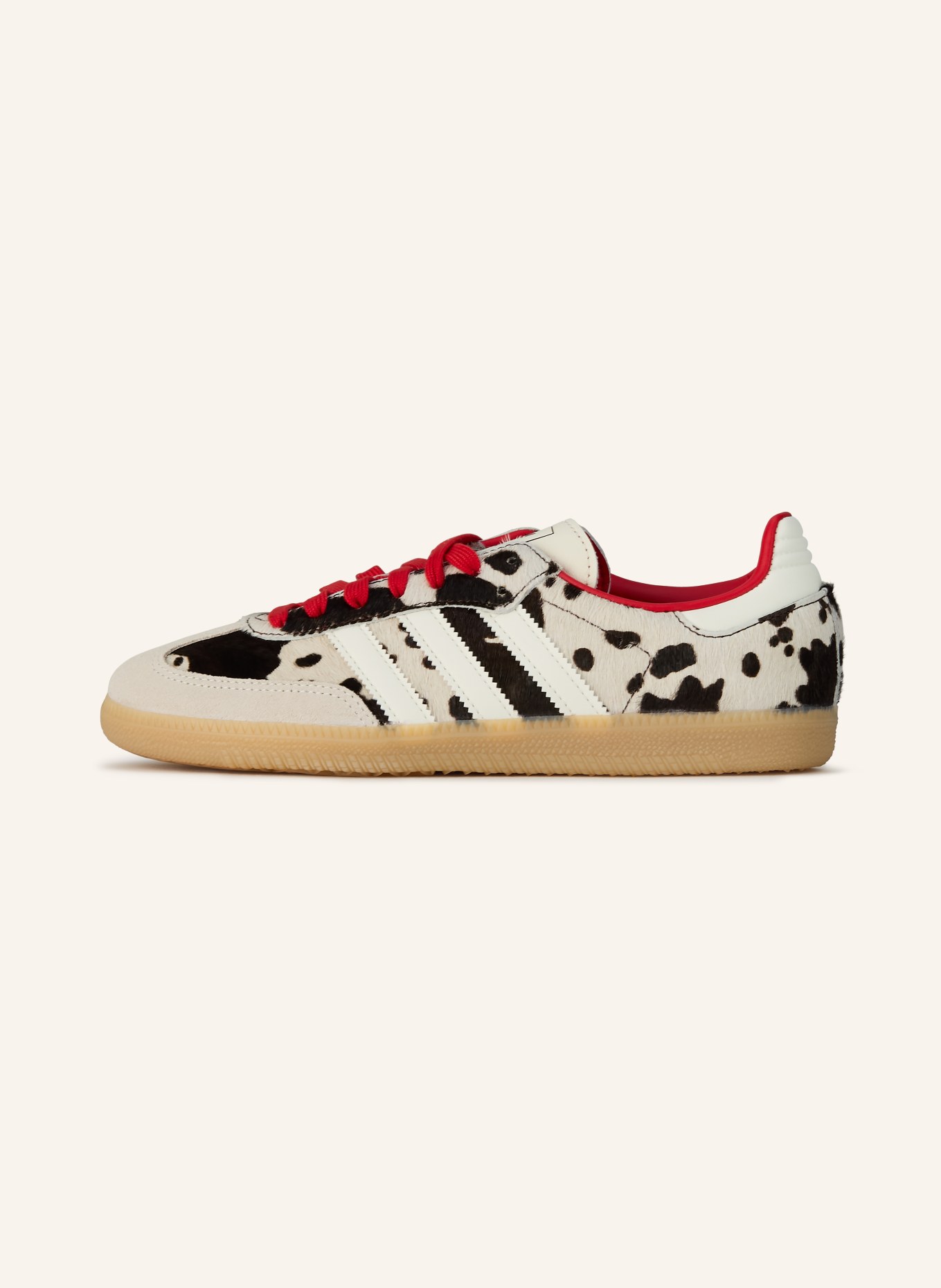 adidas Originals Sneakersy SAMBA OG: BEŻOWY / CZERWONY / CZARNY