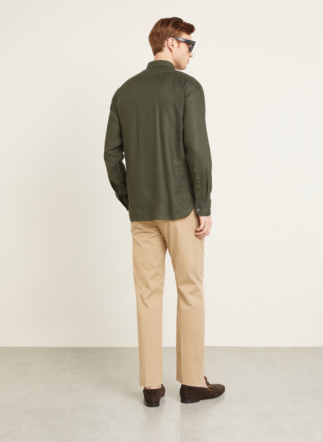 TOM FORD Hemd Slim Fit: KHAKI