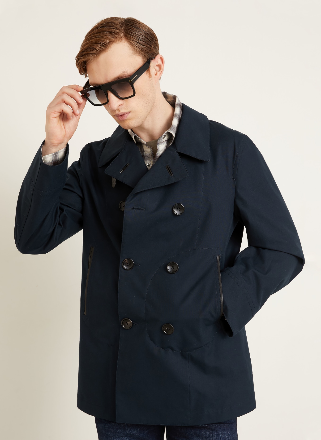 TOM FORD Cabanmantel: DUNKELBLAU