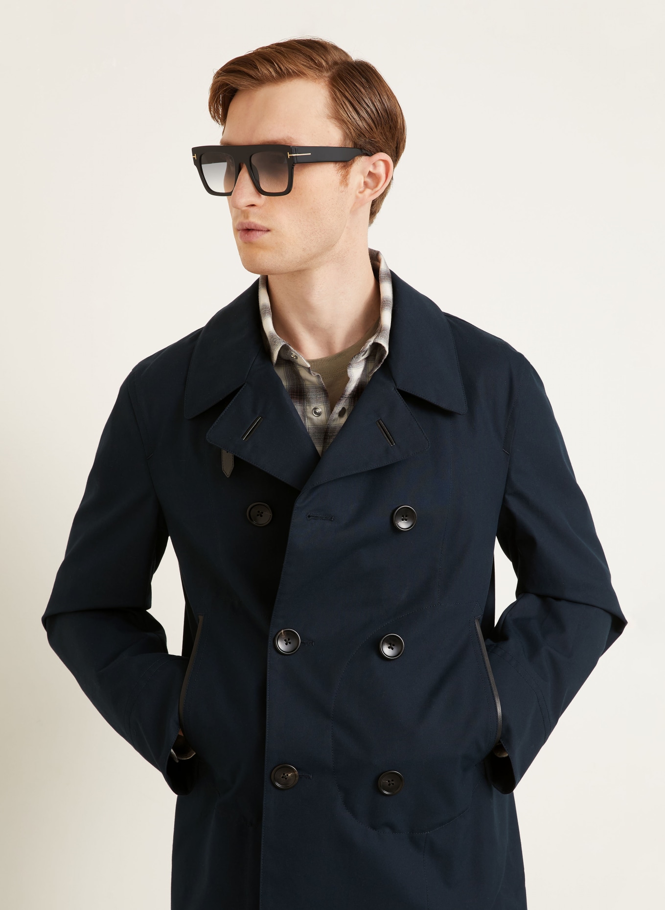 TOM FORD Cabanmantel: DUNKELBLAU