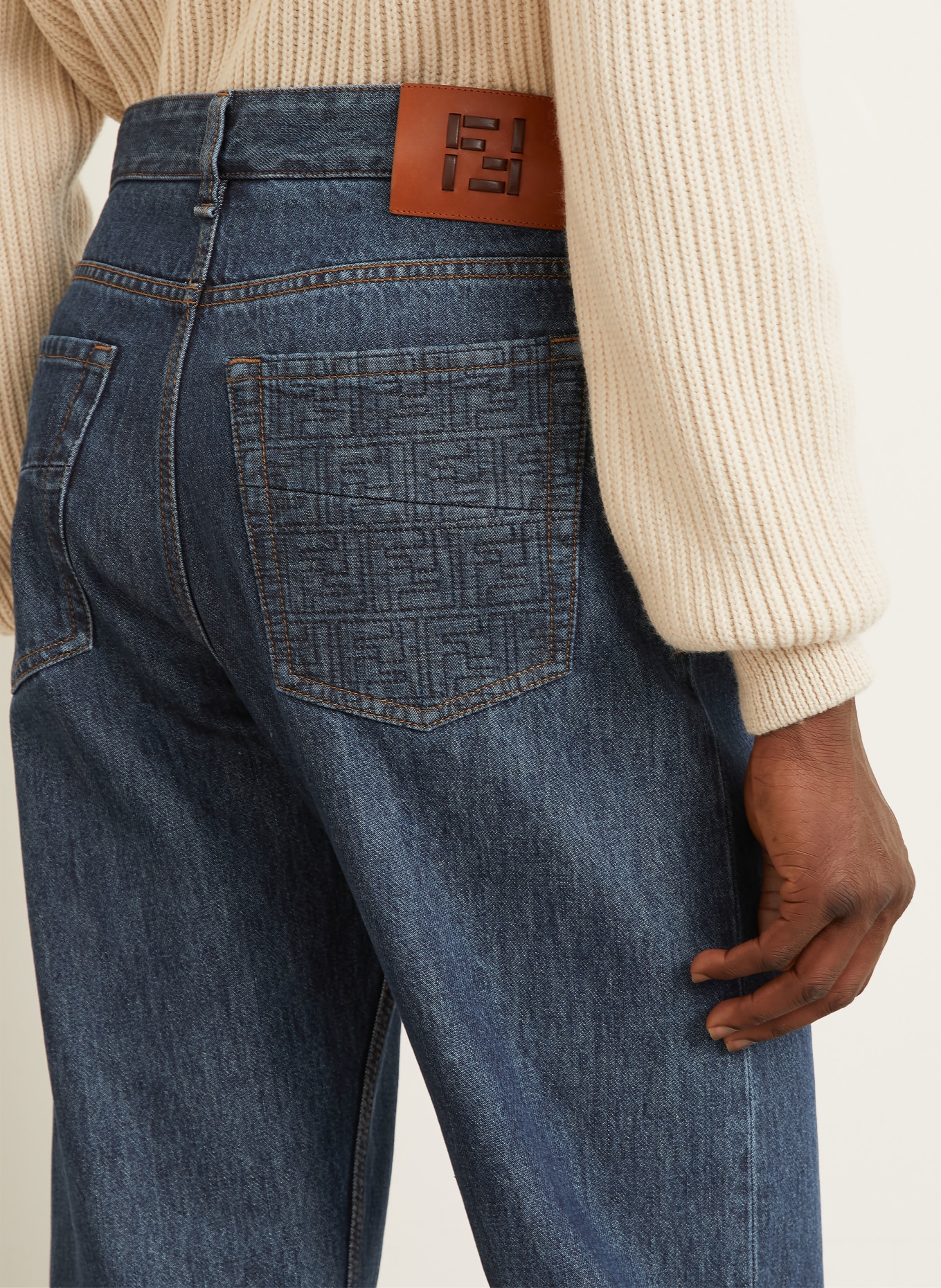 FENDI Jeans Regular Fit: F0QA2 BLUE