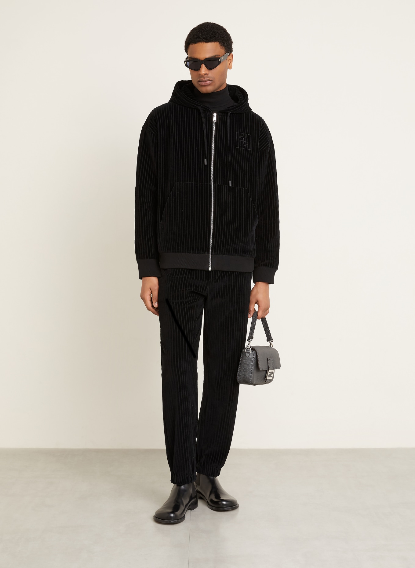 FENDI Nickiblouson: SCHWARZ