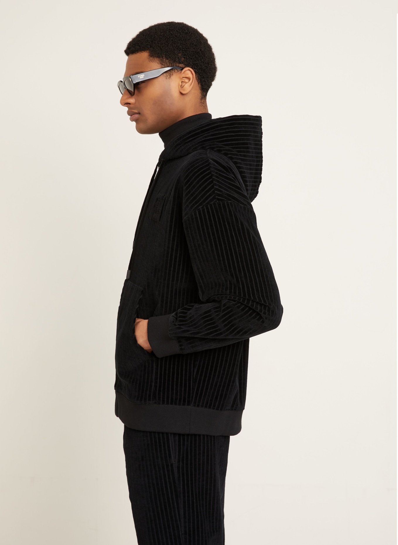 FENDI Nickiblouson: SCHWARZ