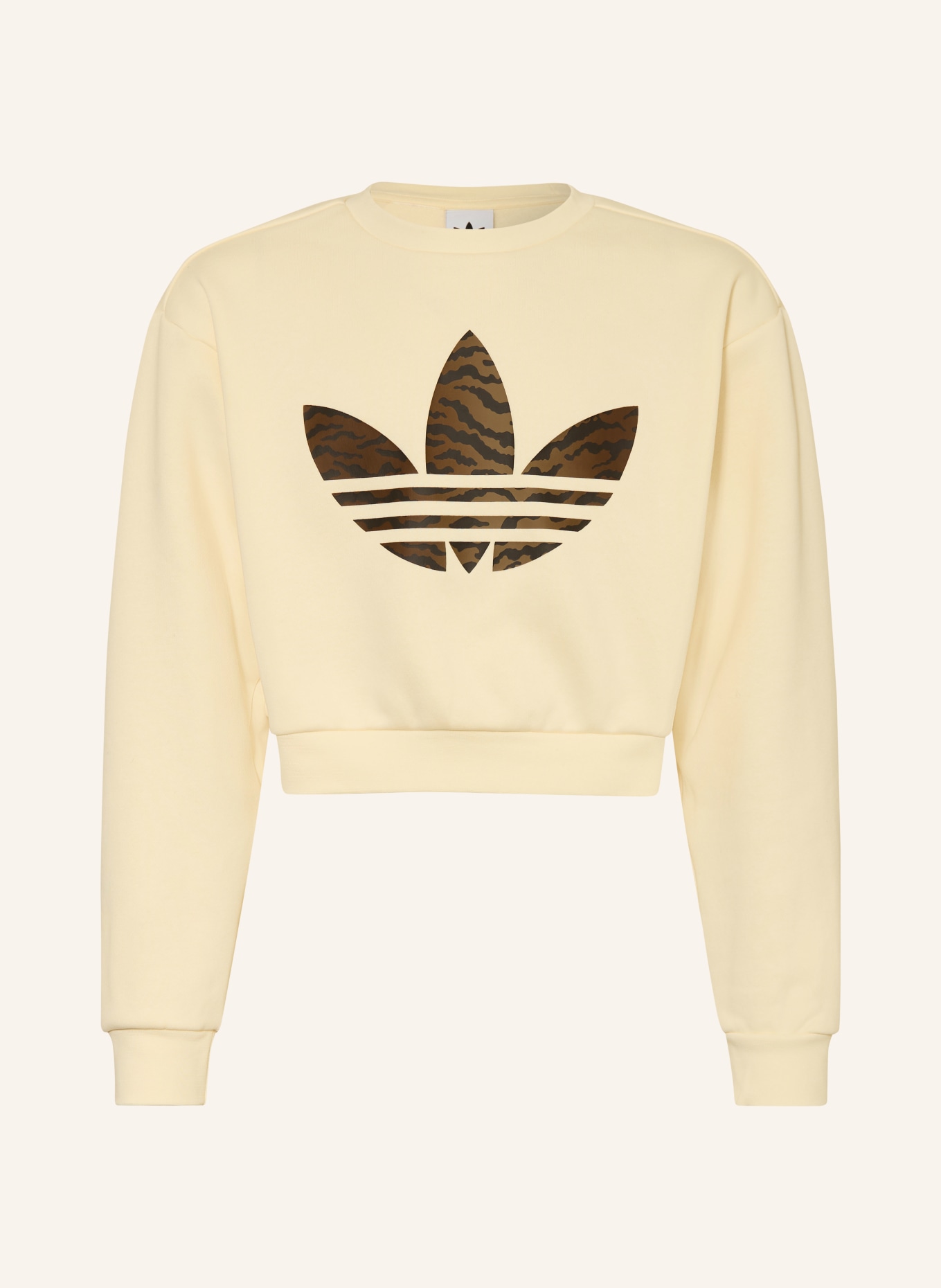 adidas Originals sweatshirt: ECRU / BROWN