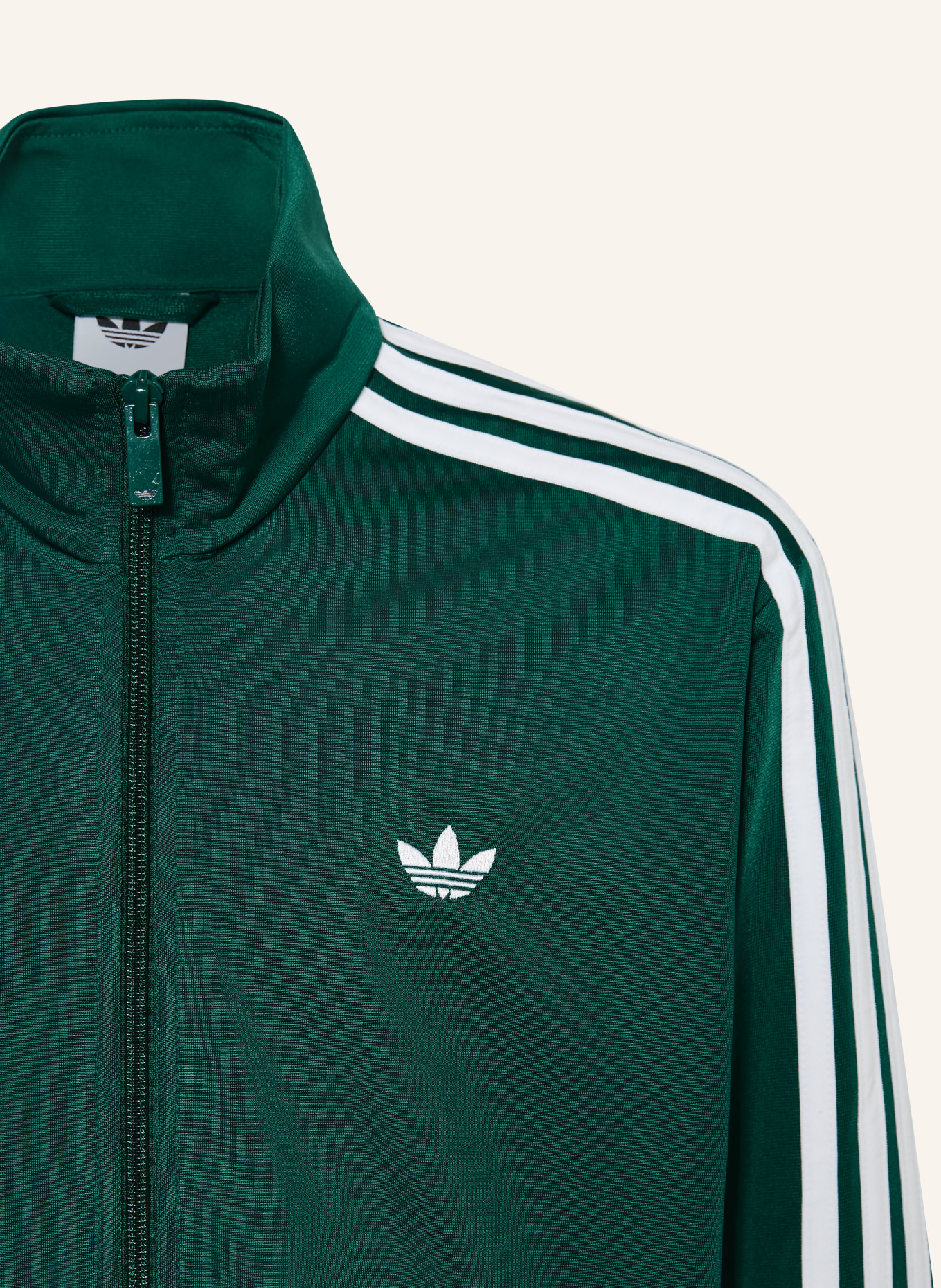 adidas Originals kurtka treningowa: CIEMNOZIELONY / BIAŁY