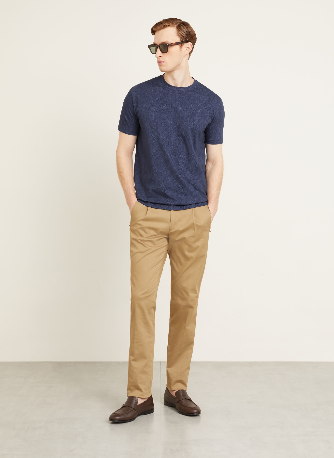 ETRO T-Shirt: DUNKELBLAU