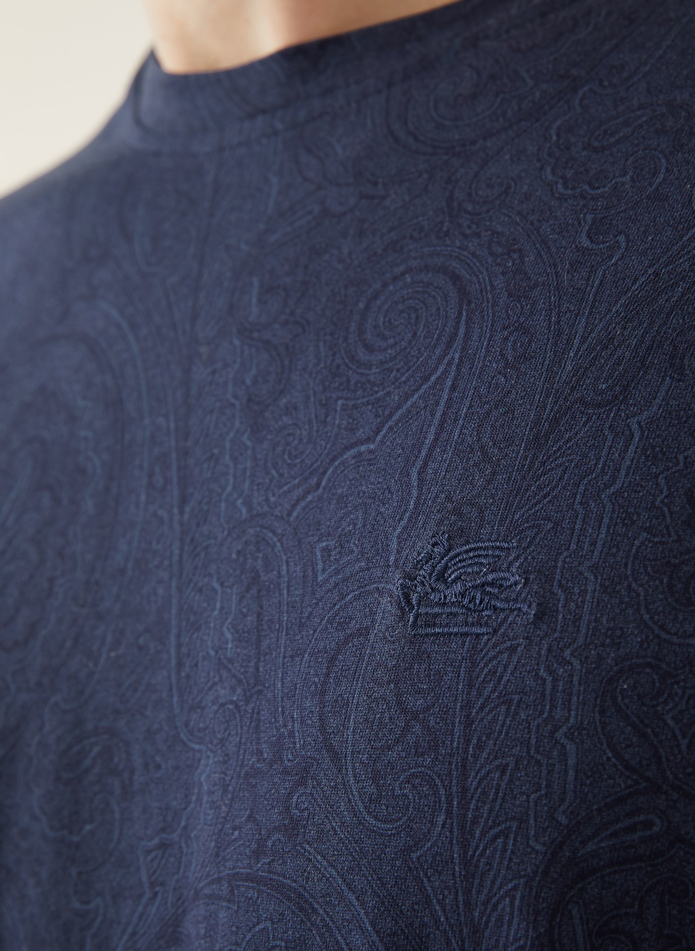 ETRO T-Shirt: DUNKELBLAU