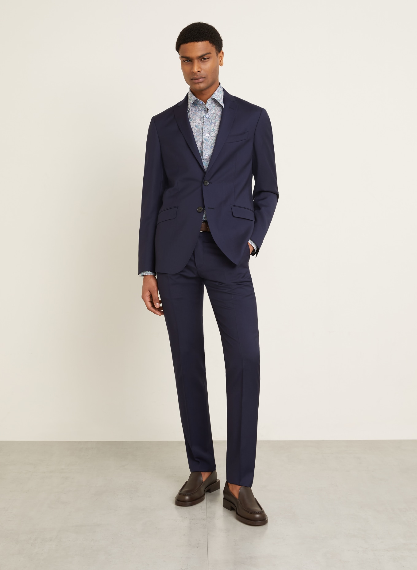 ETRO Anzug Extra Slim Fit: DUNKELBLAU
