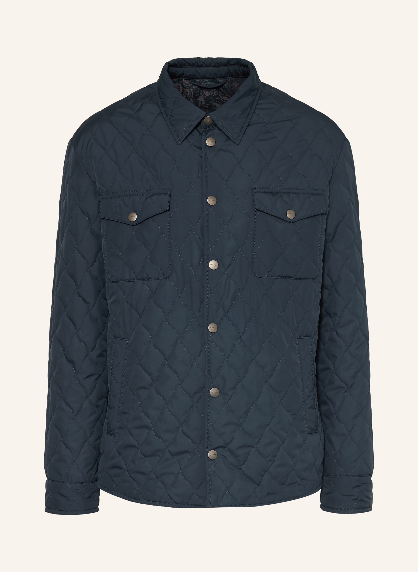 ETRO Overjacket: DUNKELBLAU